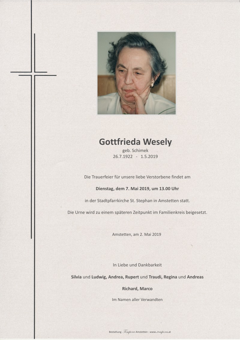 Parte Gottfrieda Wesely