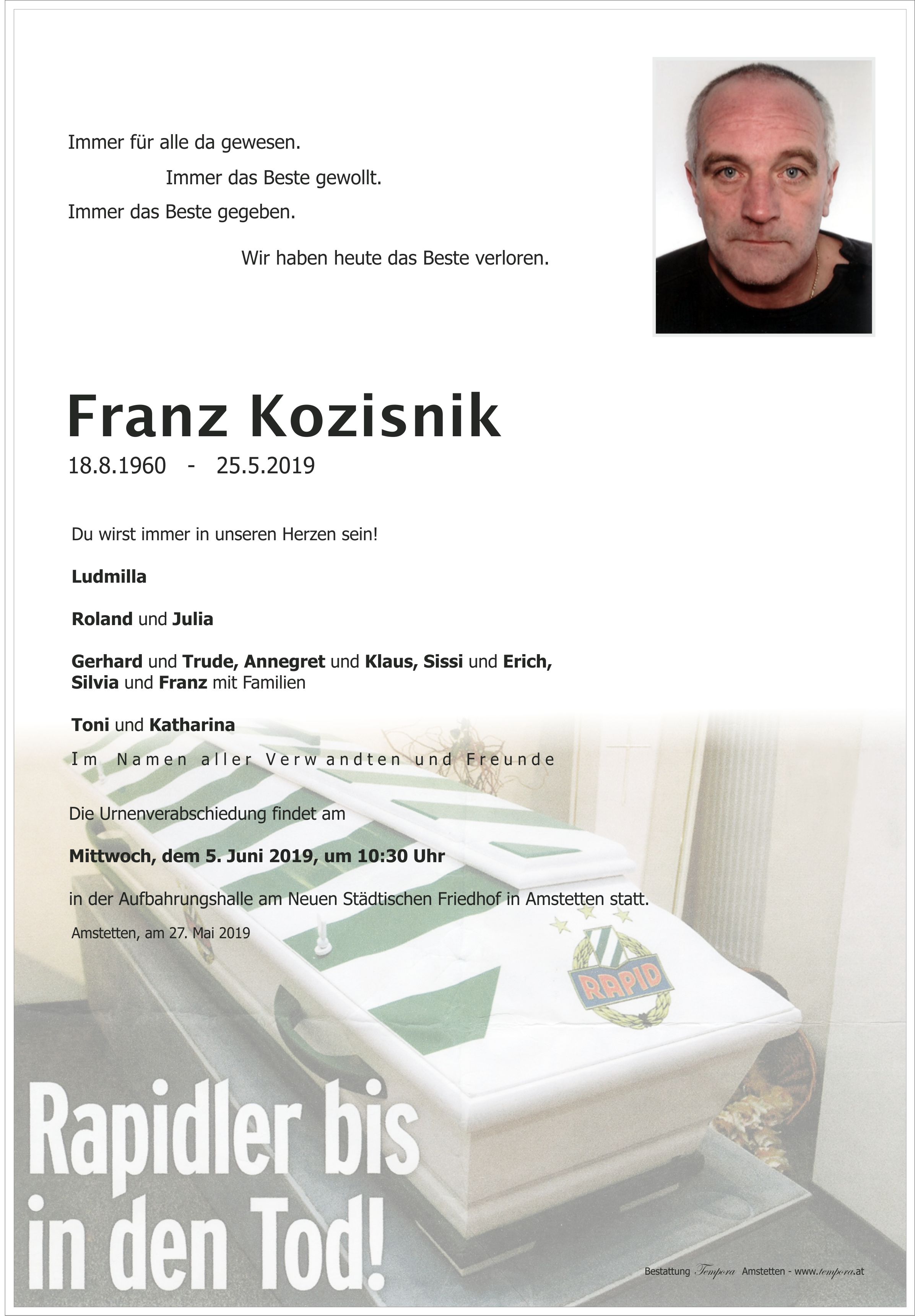 Parte Franz Kozisnik