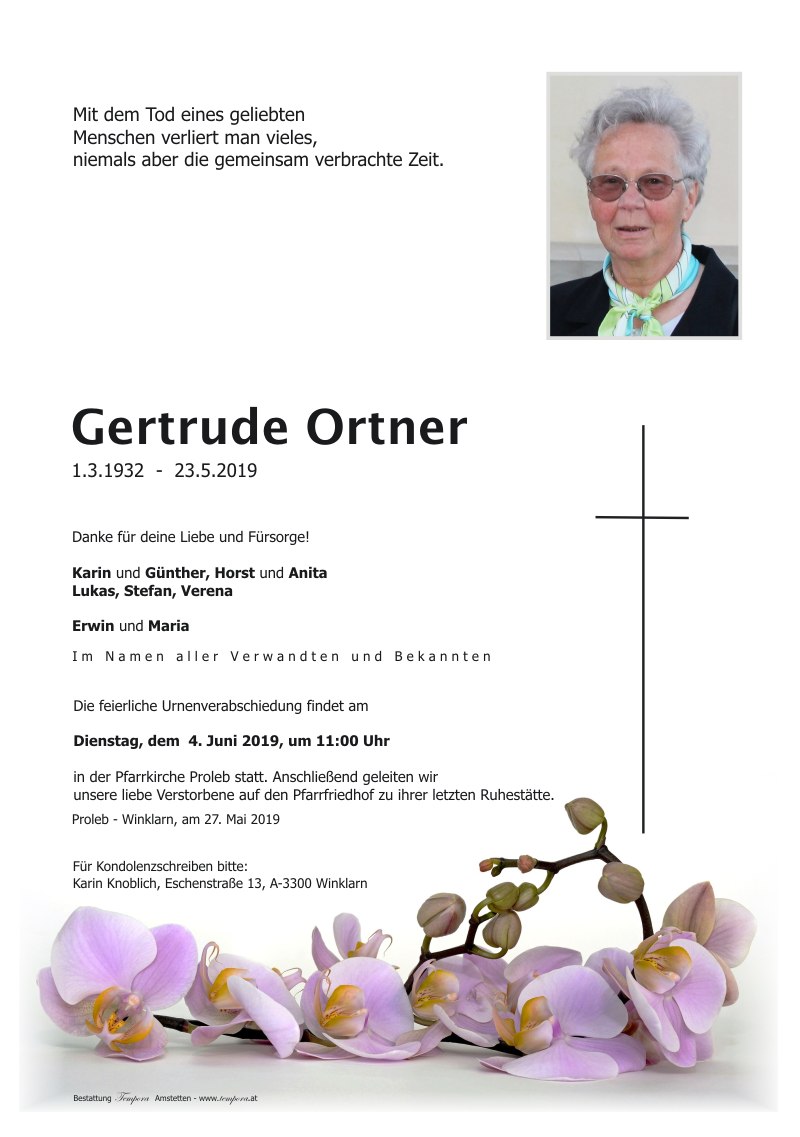 Parte Gertrude Ortner