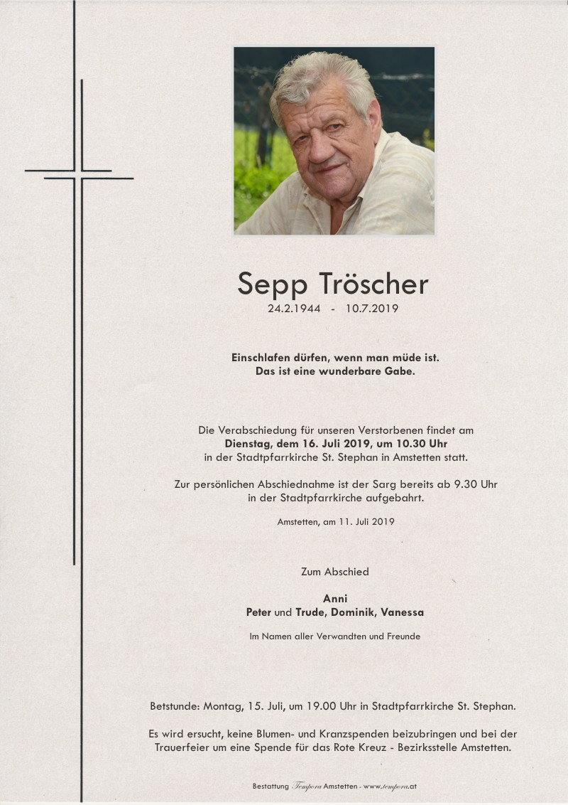 Parte Sepp Tröscher