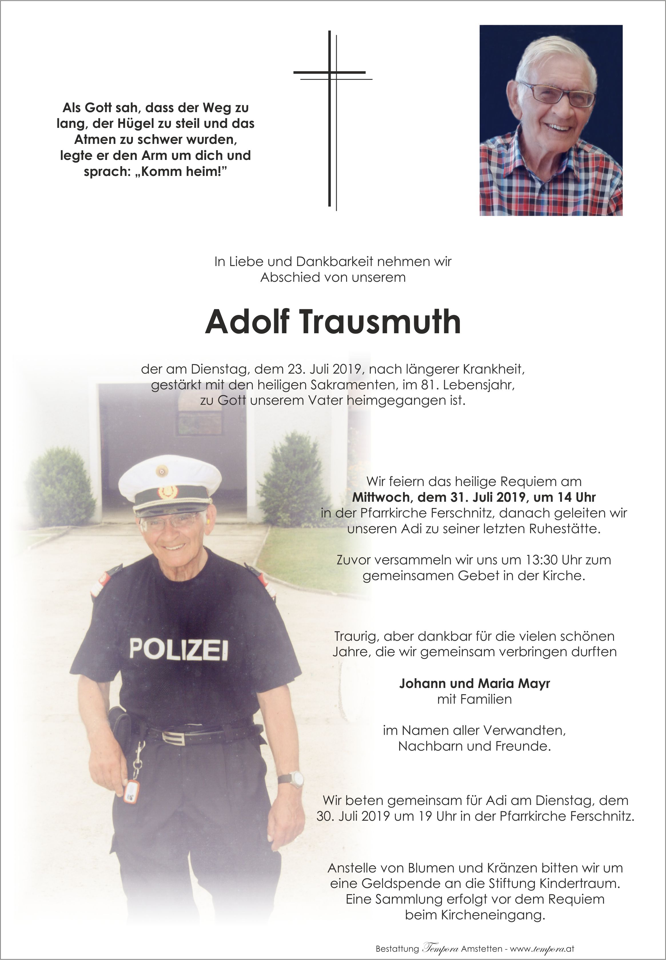 Parte Adolf Trausmuth