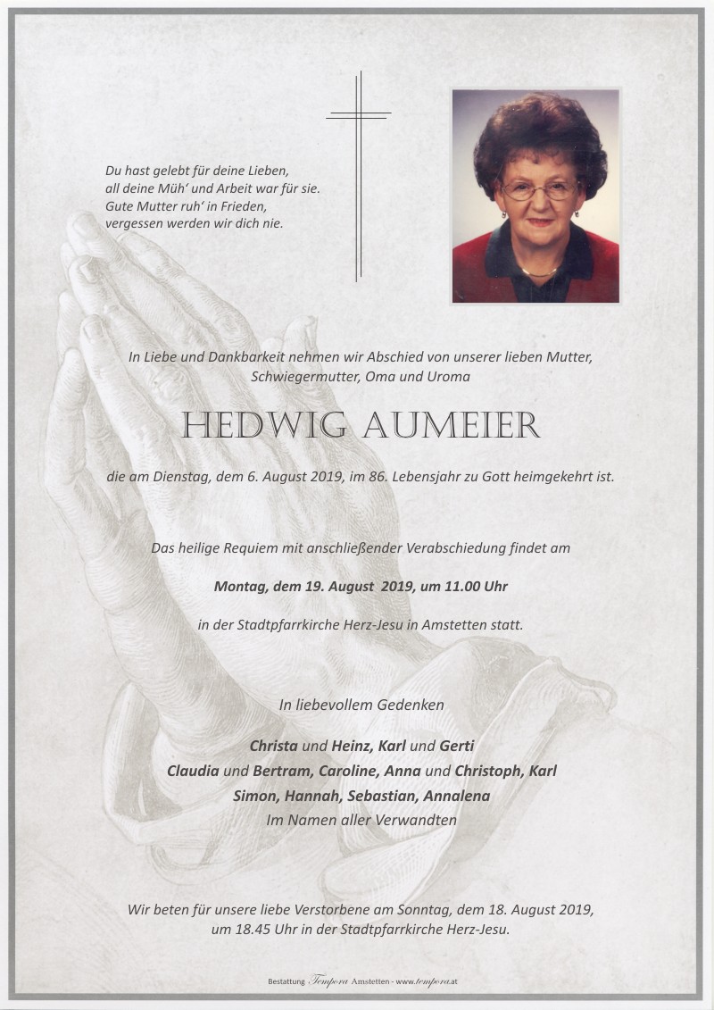 Parte Hedwig Aumeier