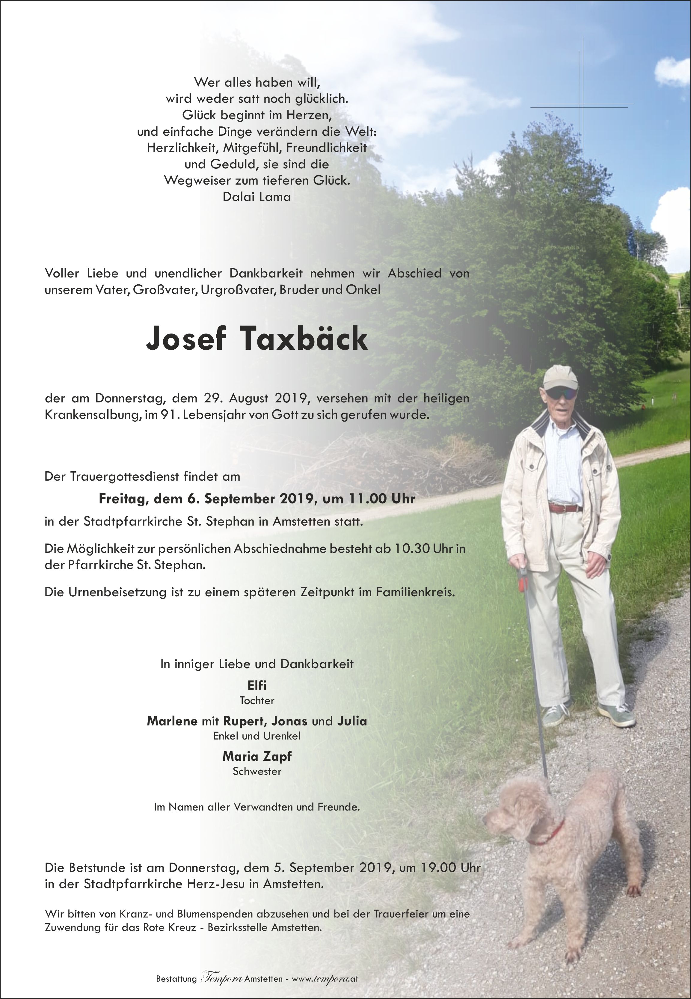 Parte Josef Taxbäck
