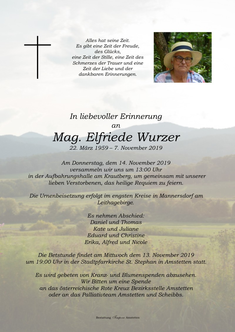 Parte Mag. Elfriede Wurzer