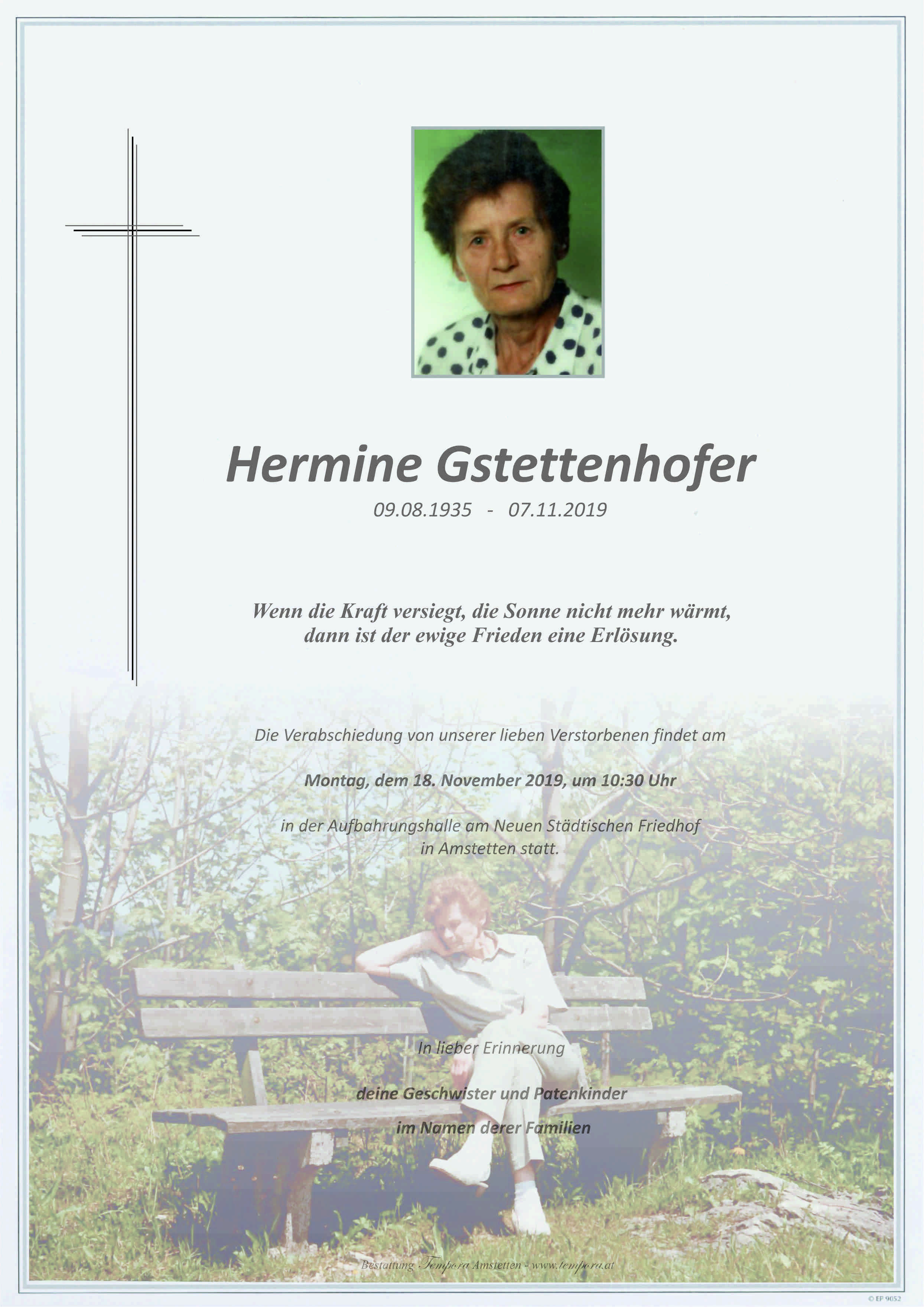 Parte Hermine Gstettenhofer