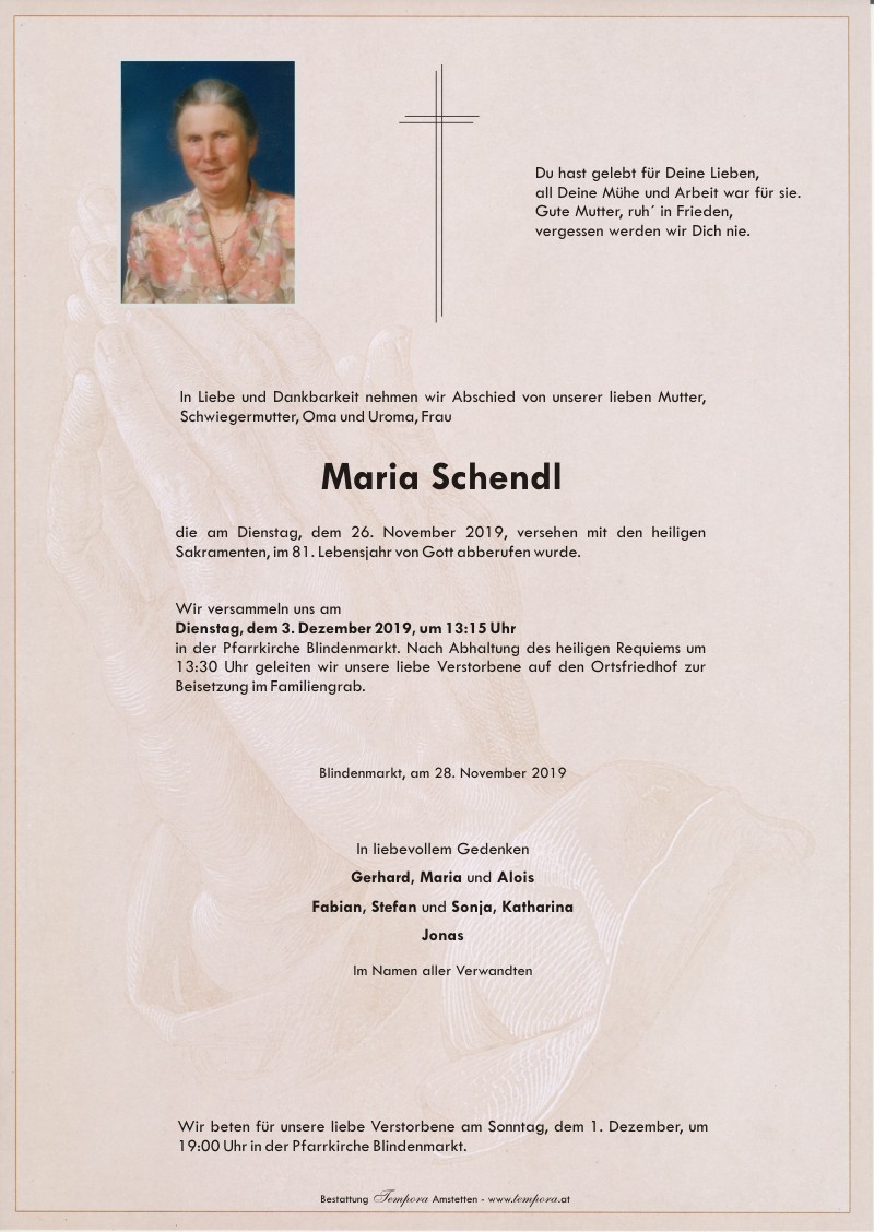 Parte Maria Schendl