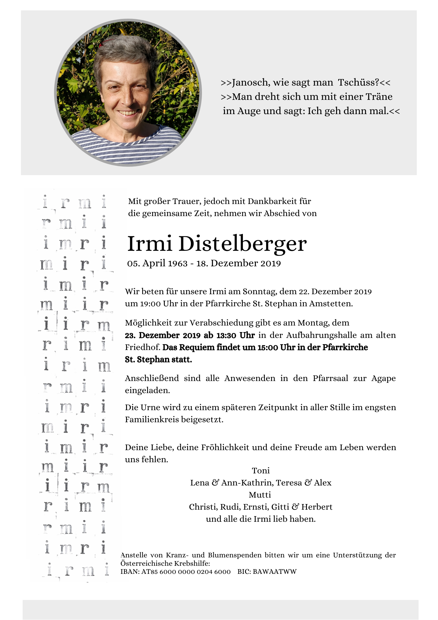 Parte Irmgard Distelberger