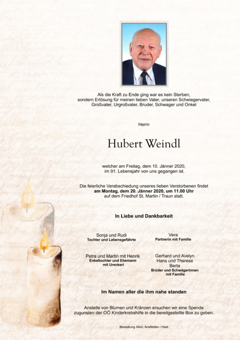 Parte Hubert Weindl