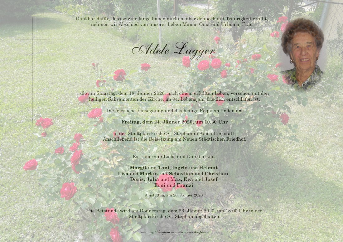 Parte Adele Lagger