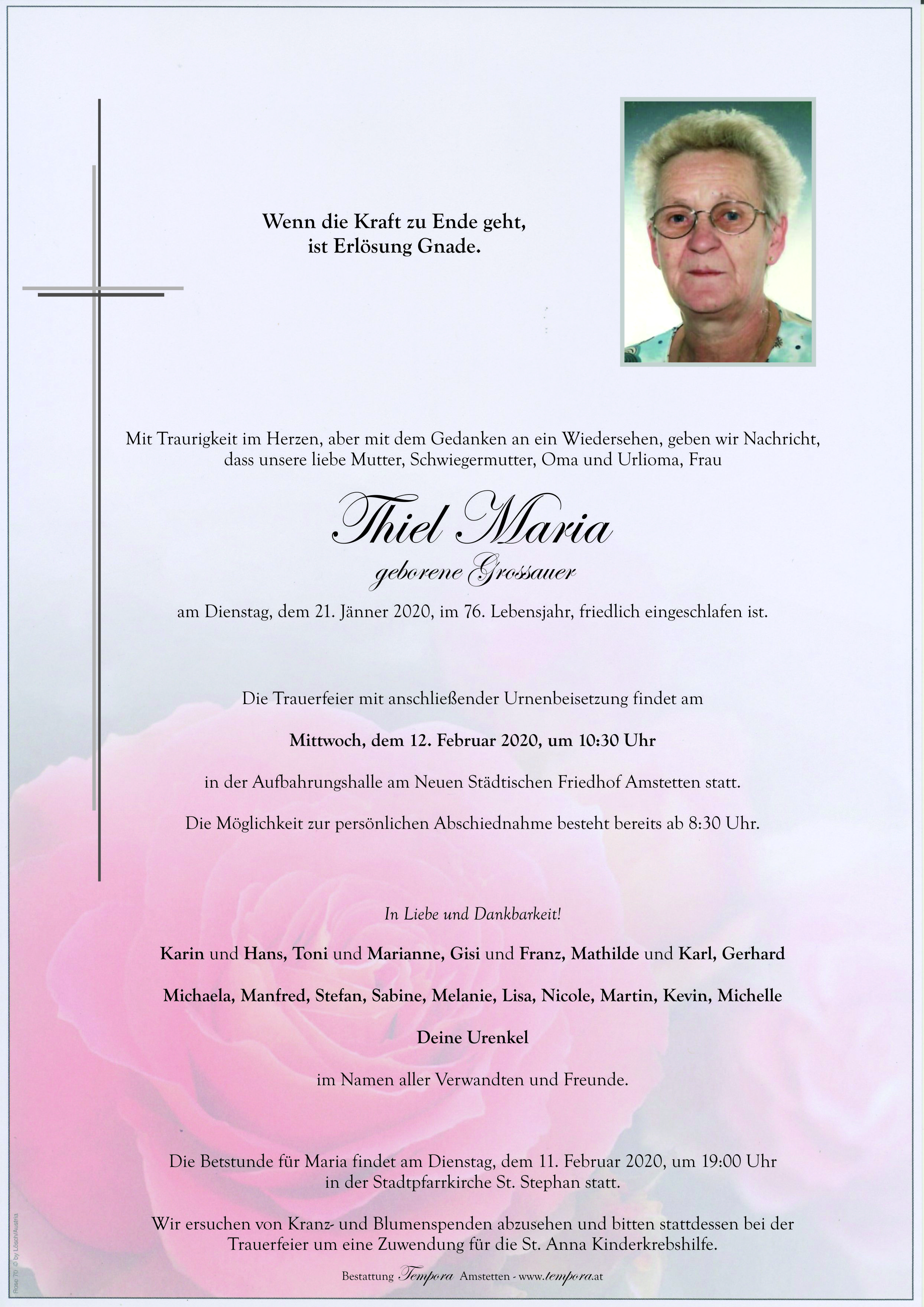 Parte Maria Thiel
