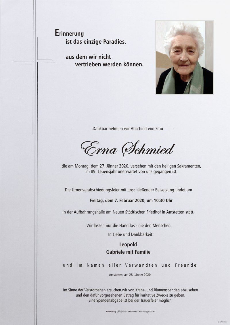 Parte Erna Schmied