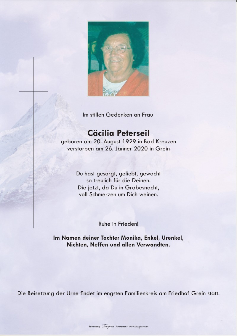 Parte Cäcilia Peterseil