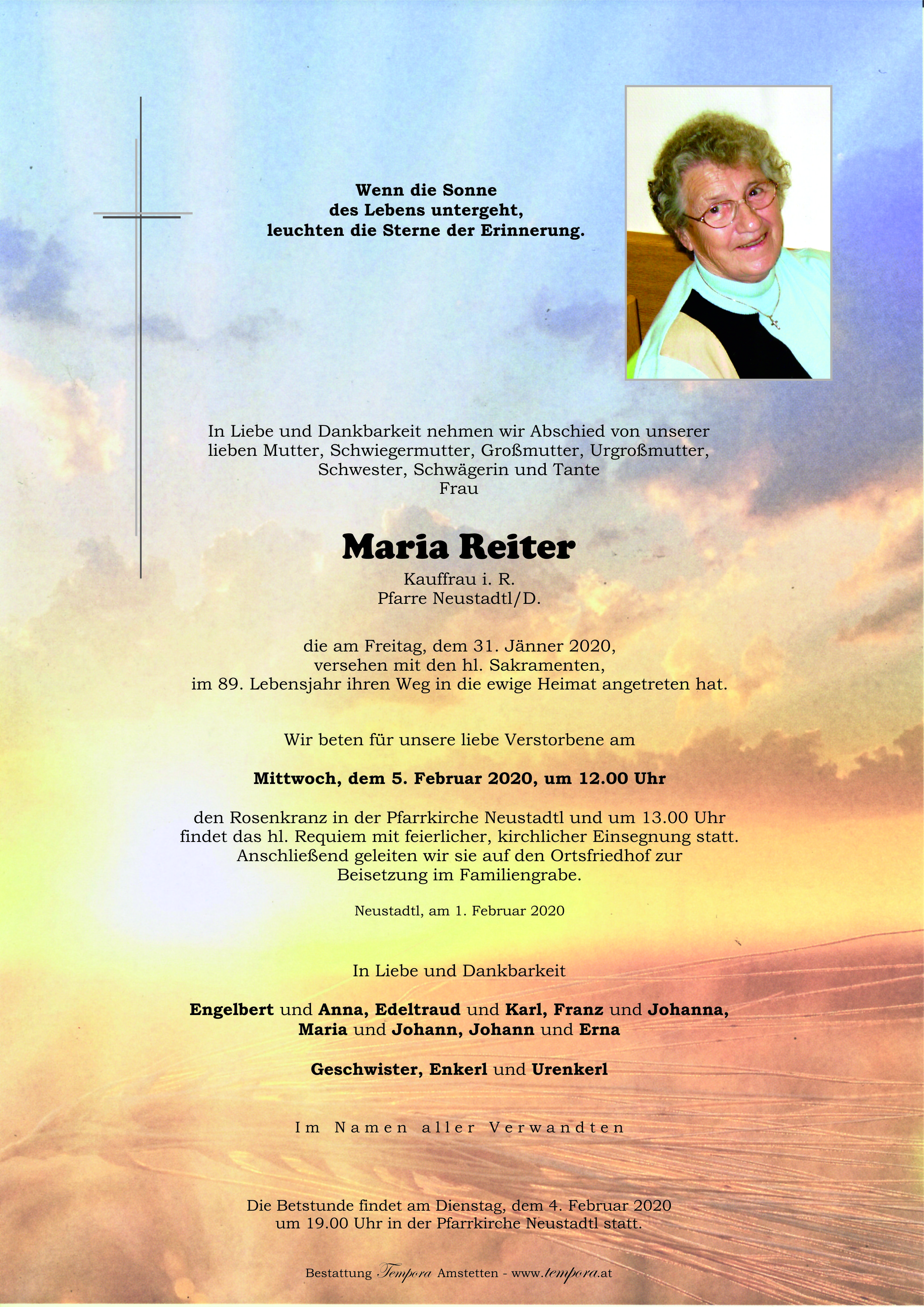 Parte Maria Reiter