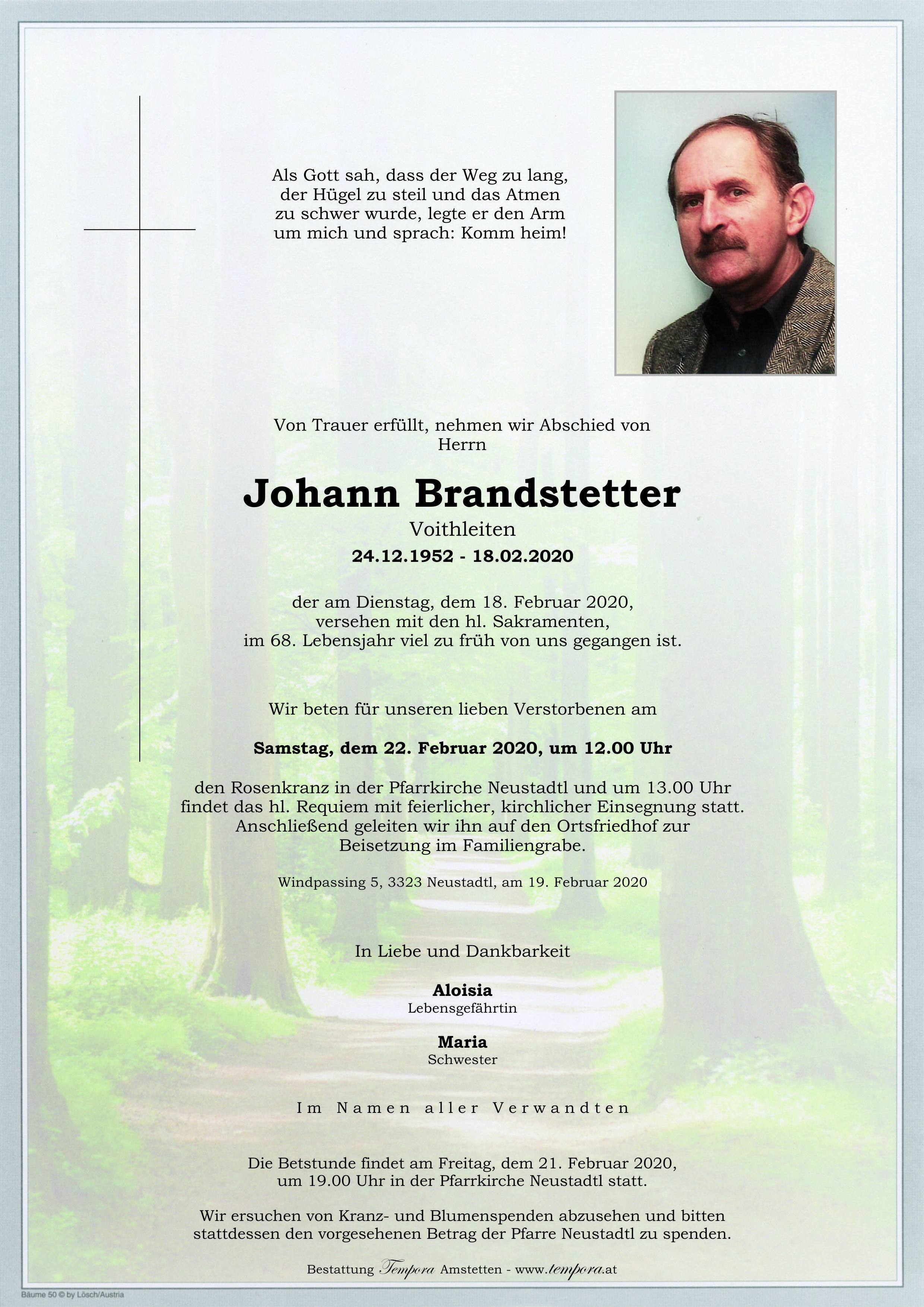 Parte Johann Brandstetter