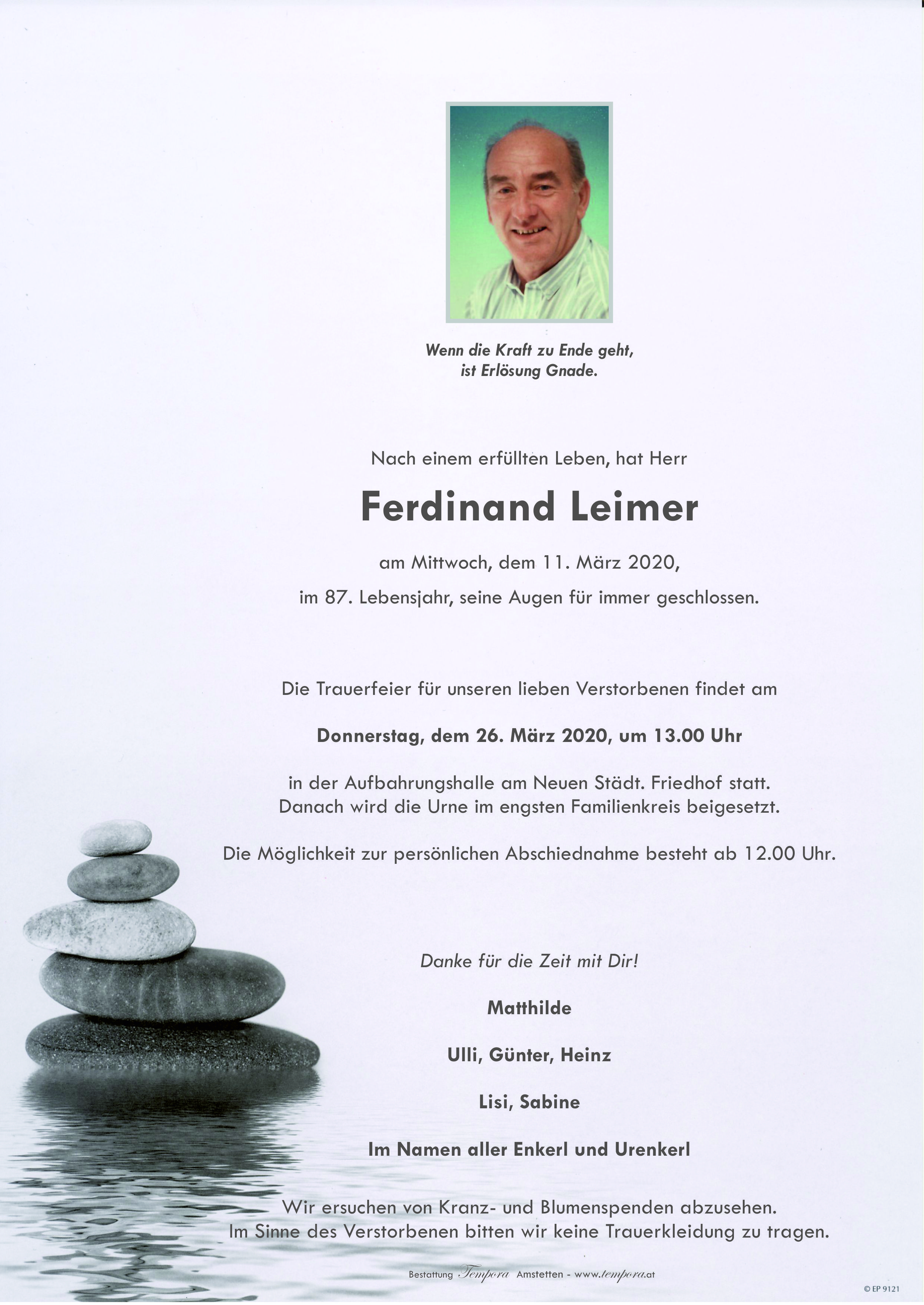 Parte Ferdinand Leimer