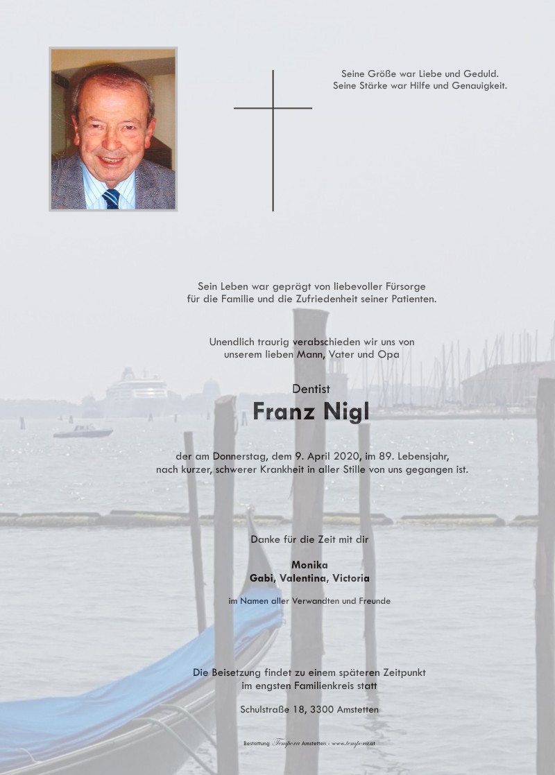 Parte Dentist Franz Nigl