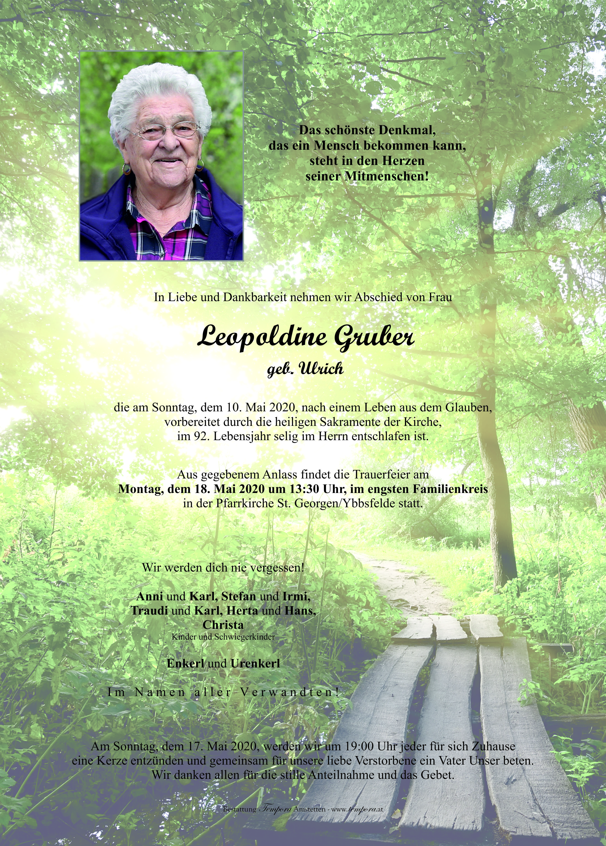 Parte Leopoldine Gruber