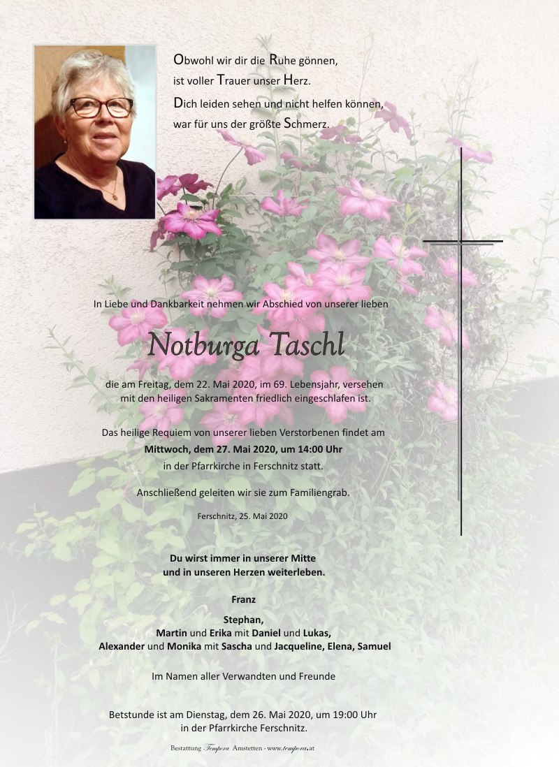 Parte Notburga Taschl