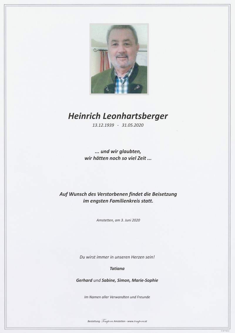 Parte Heinrich Leonhartsberger