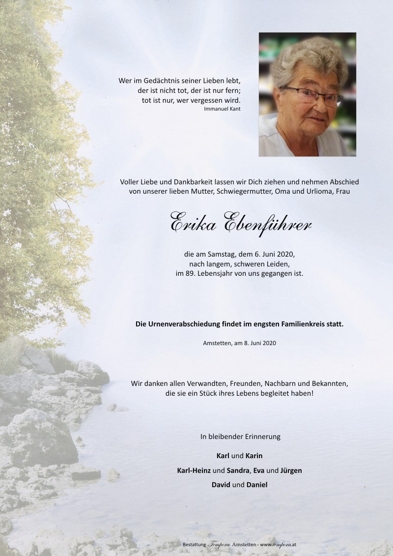 Parte Erika Ebenführer