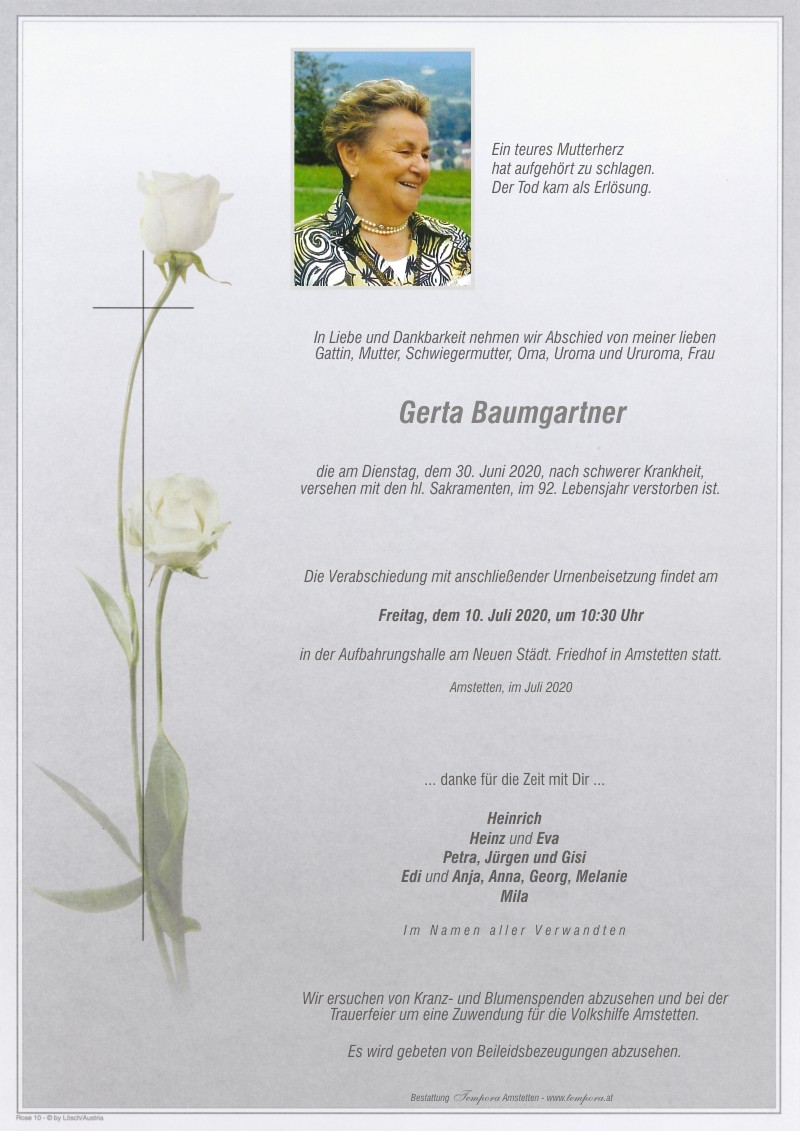 Parte Gerta Baumgartner