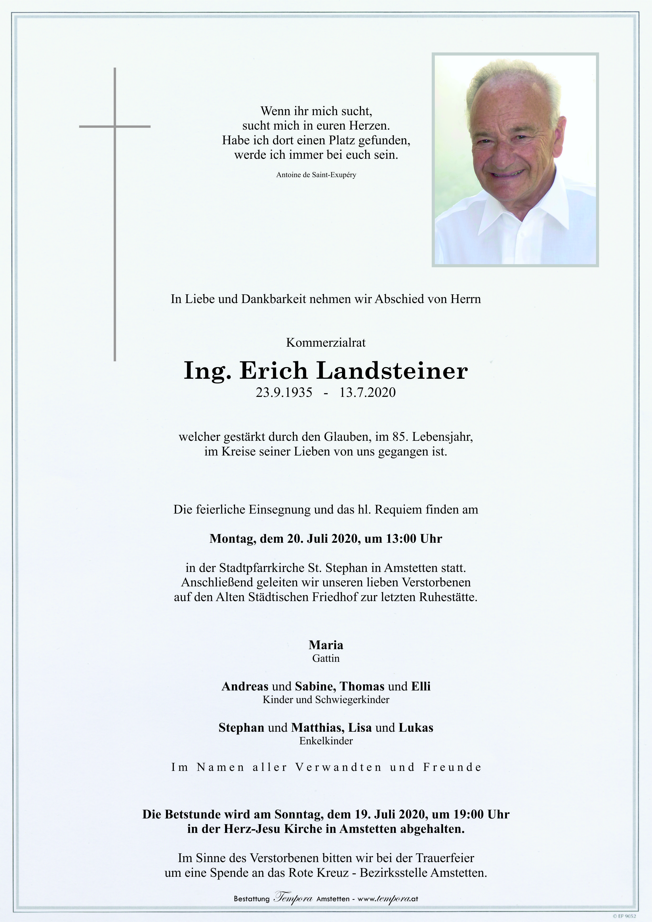 Parte KR Ing. Erich Landsteiner