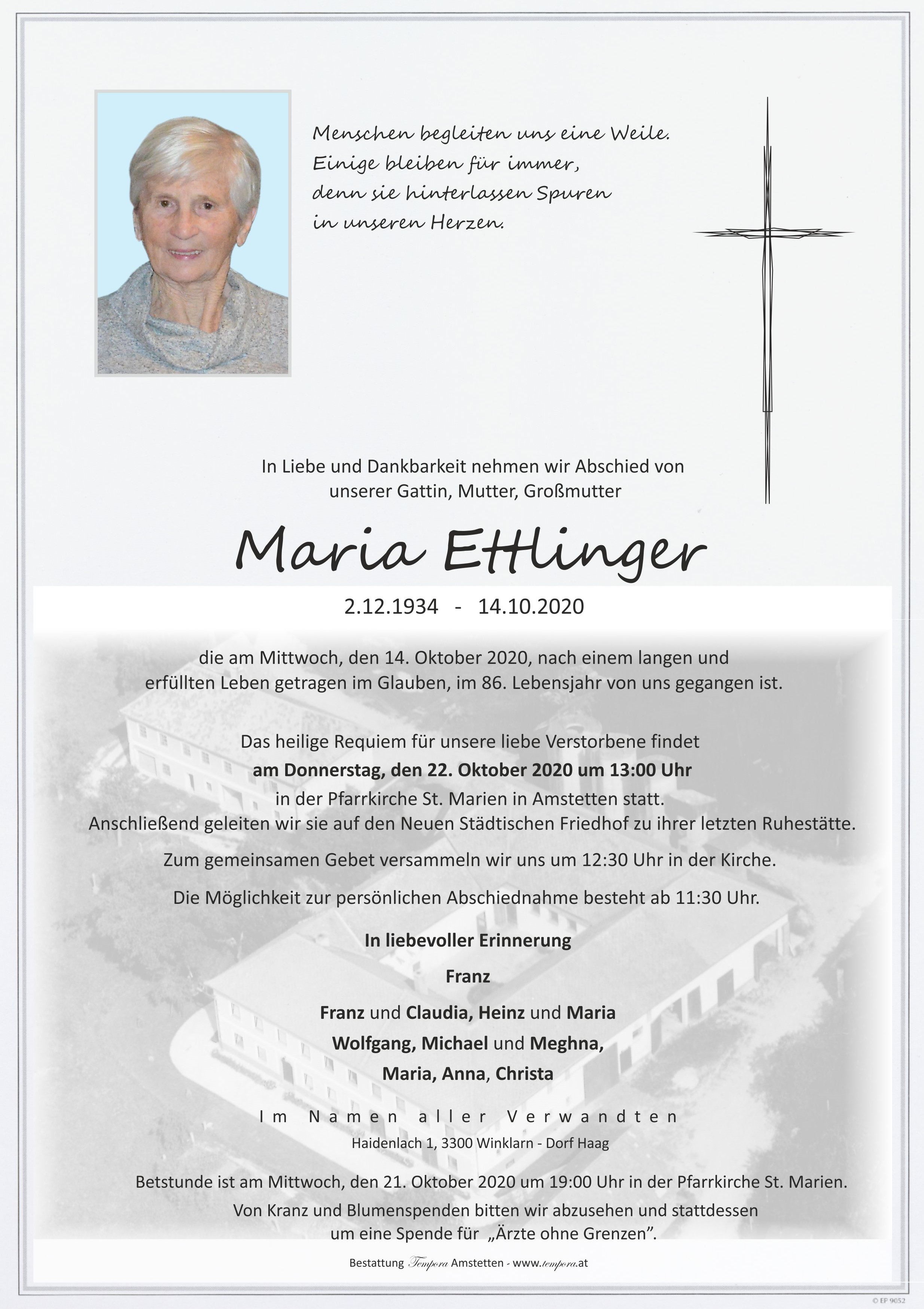 Parte Maria Ettlinger