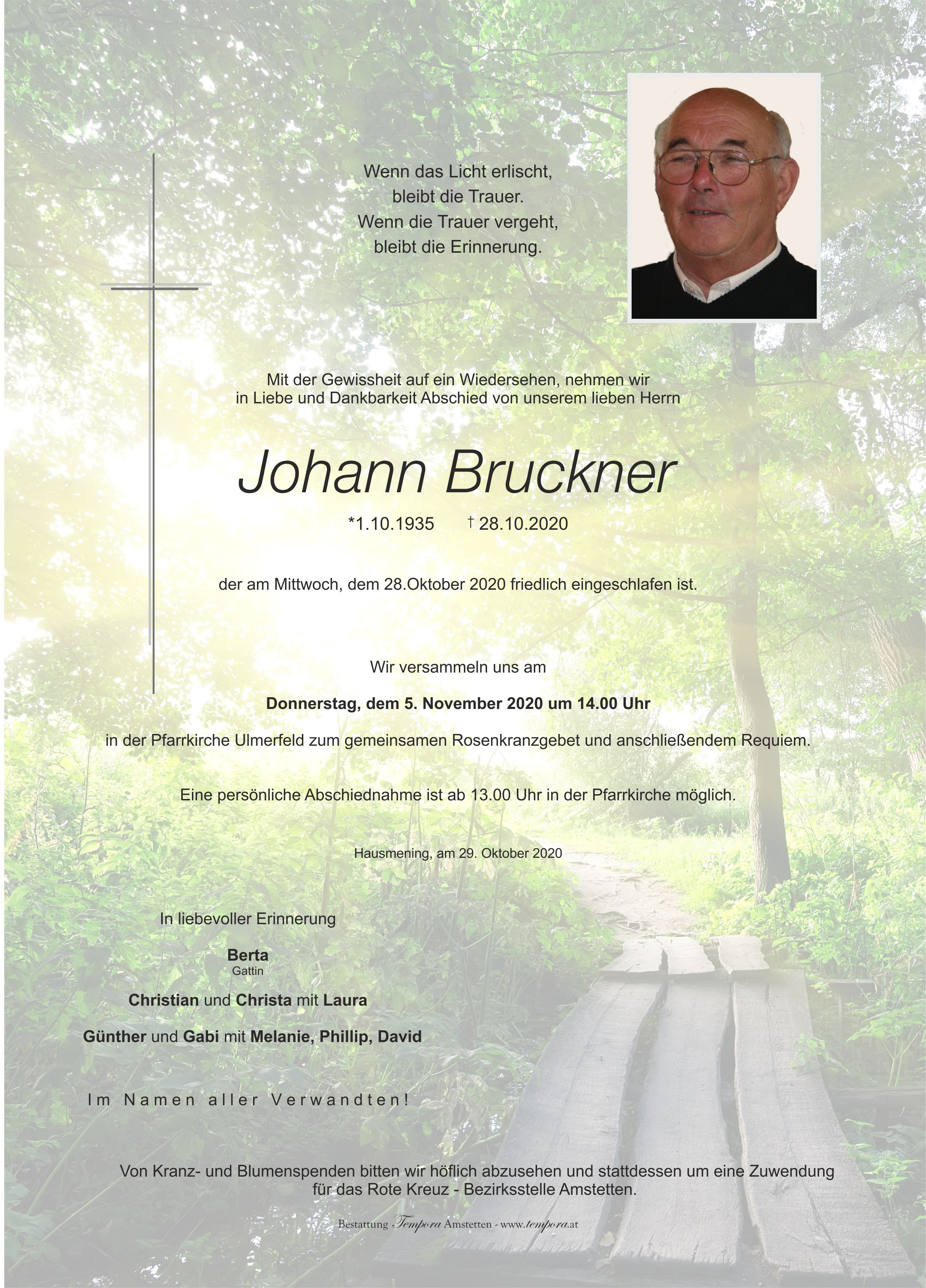 Parte Bruckner Johann