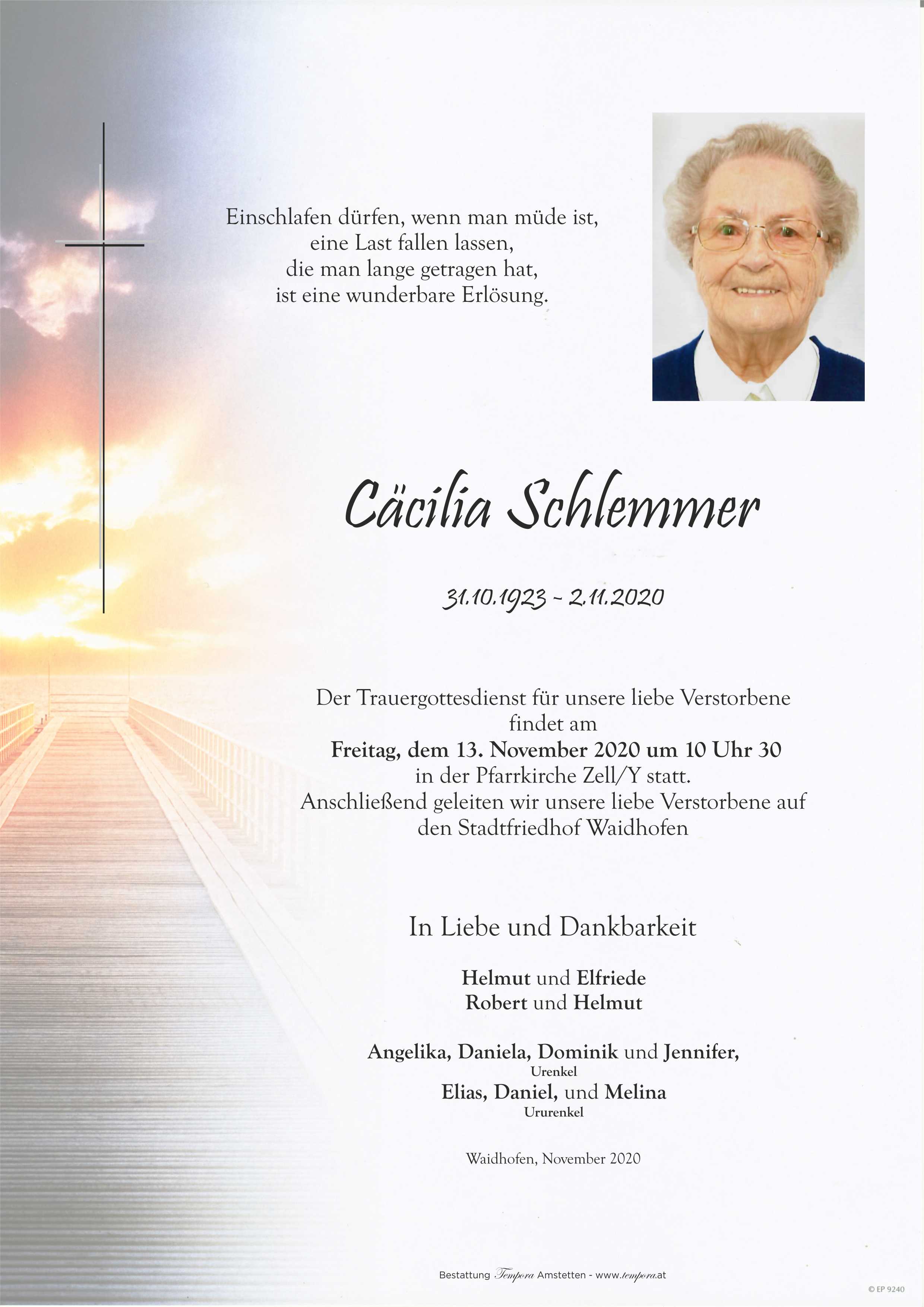 Parte Cäcilia Schlemmer