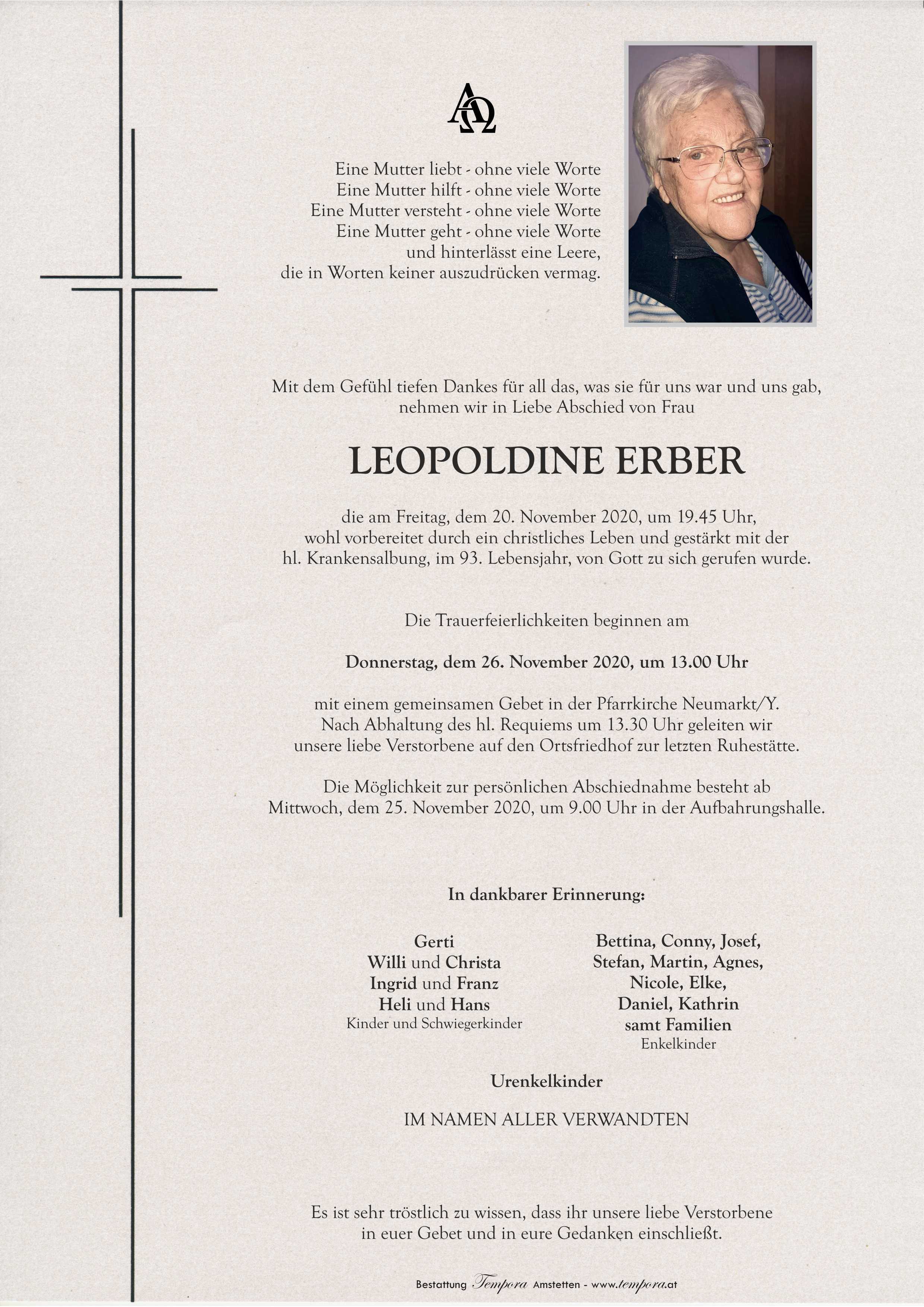Parte Leopoldine Erber