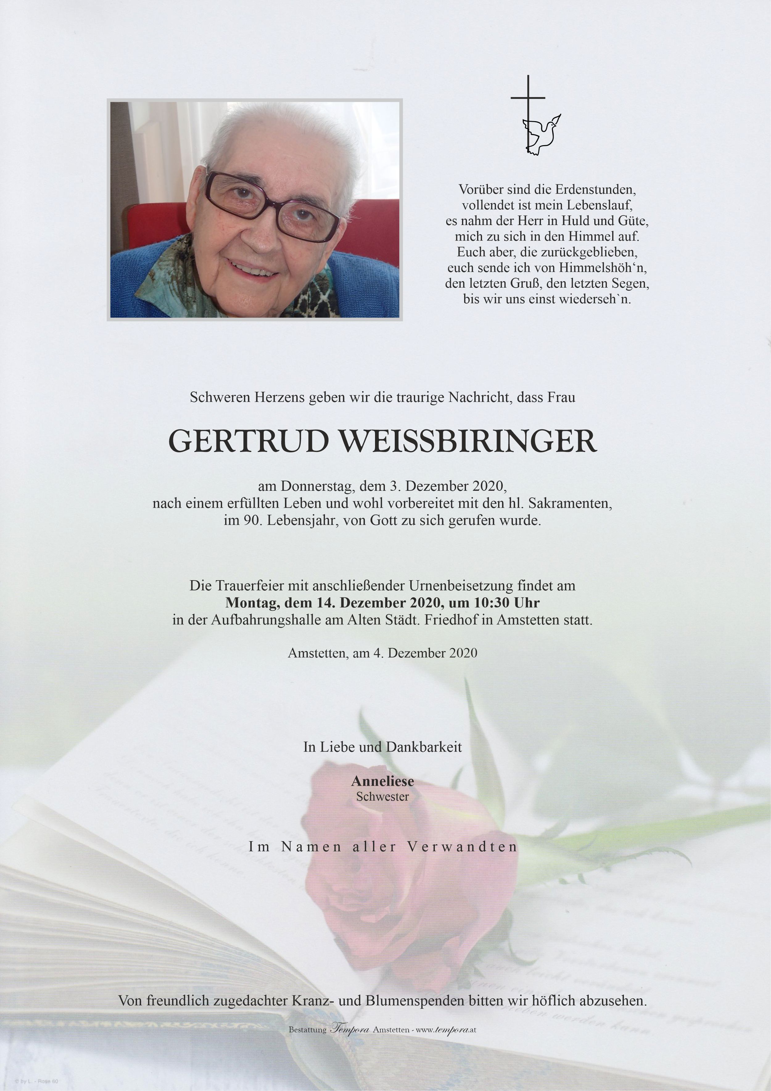Parte Gertrud Weißbiringer