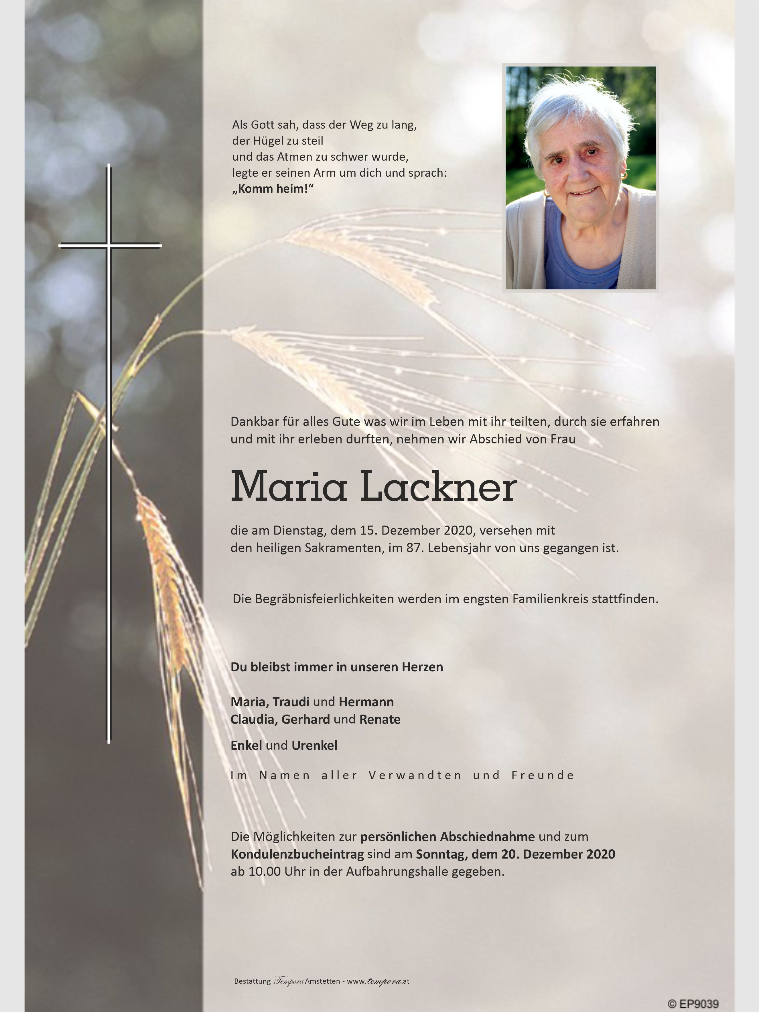 Parte Maria Lackner