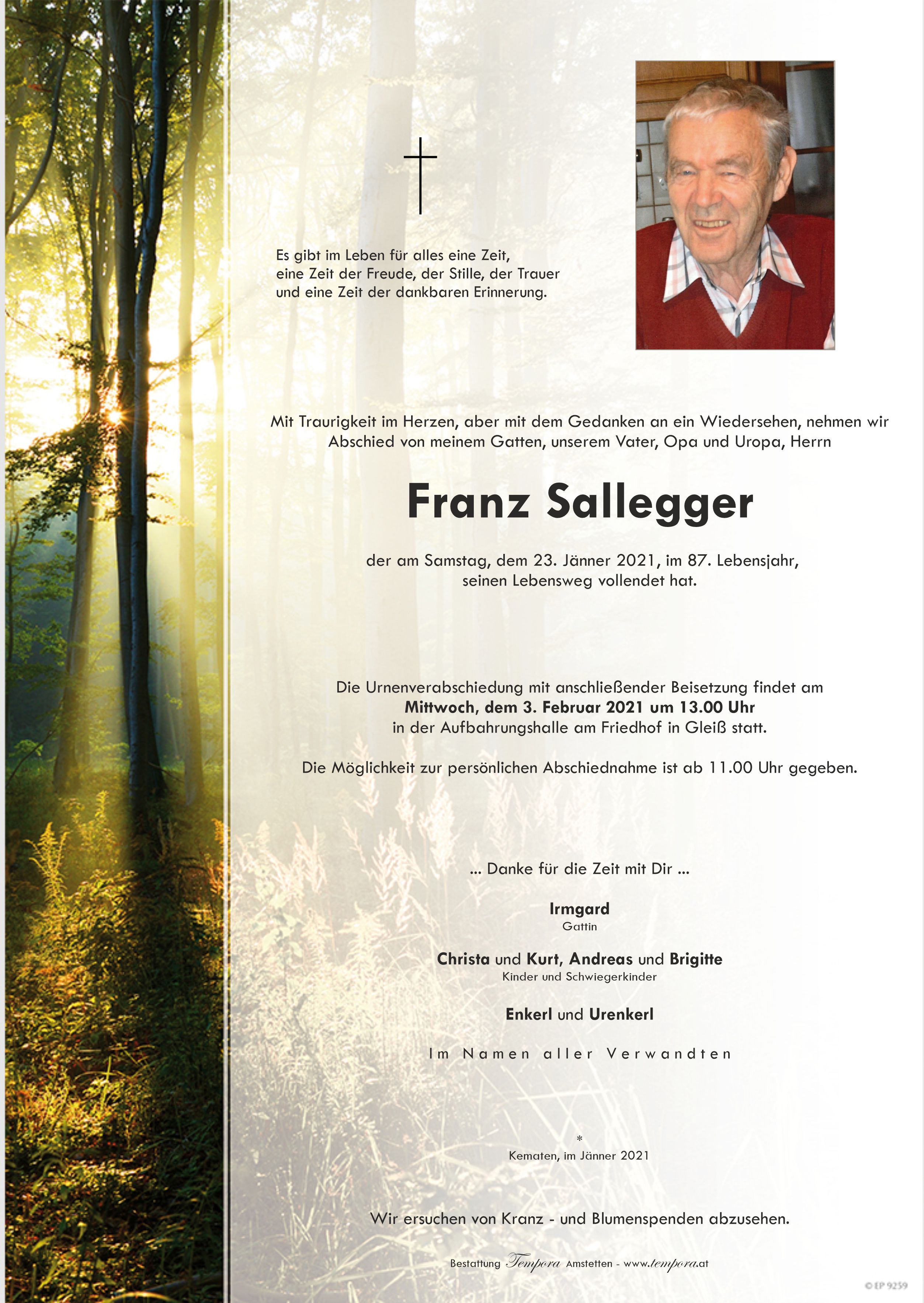 Parte Franz Sallegger