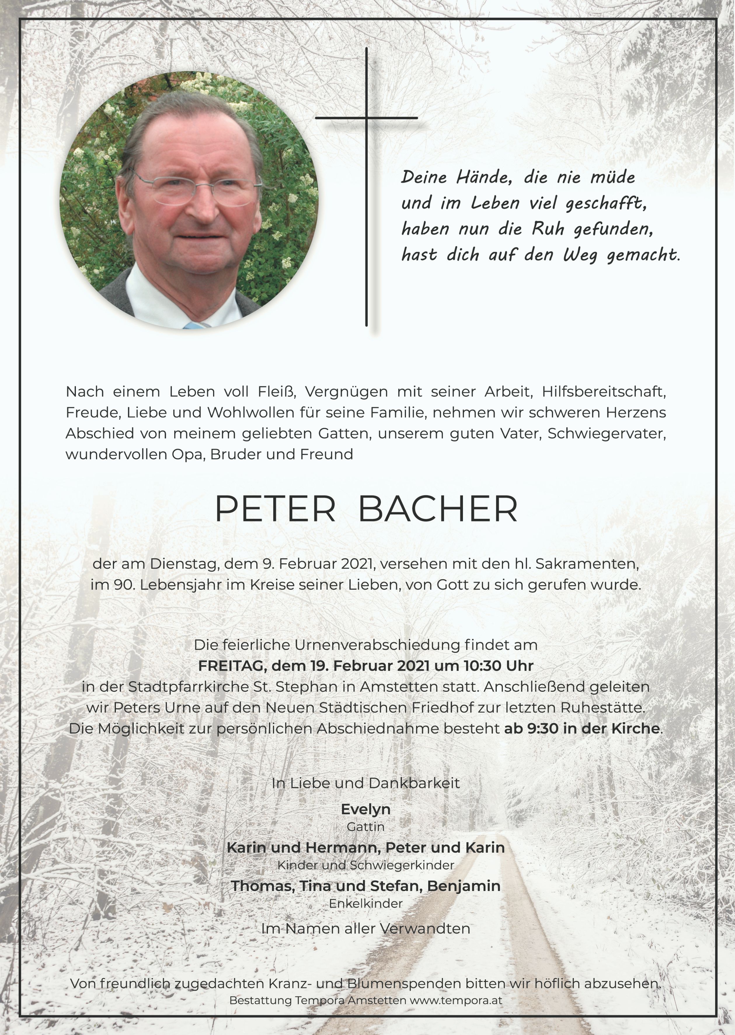 Parte Peter Bacher