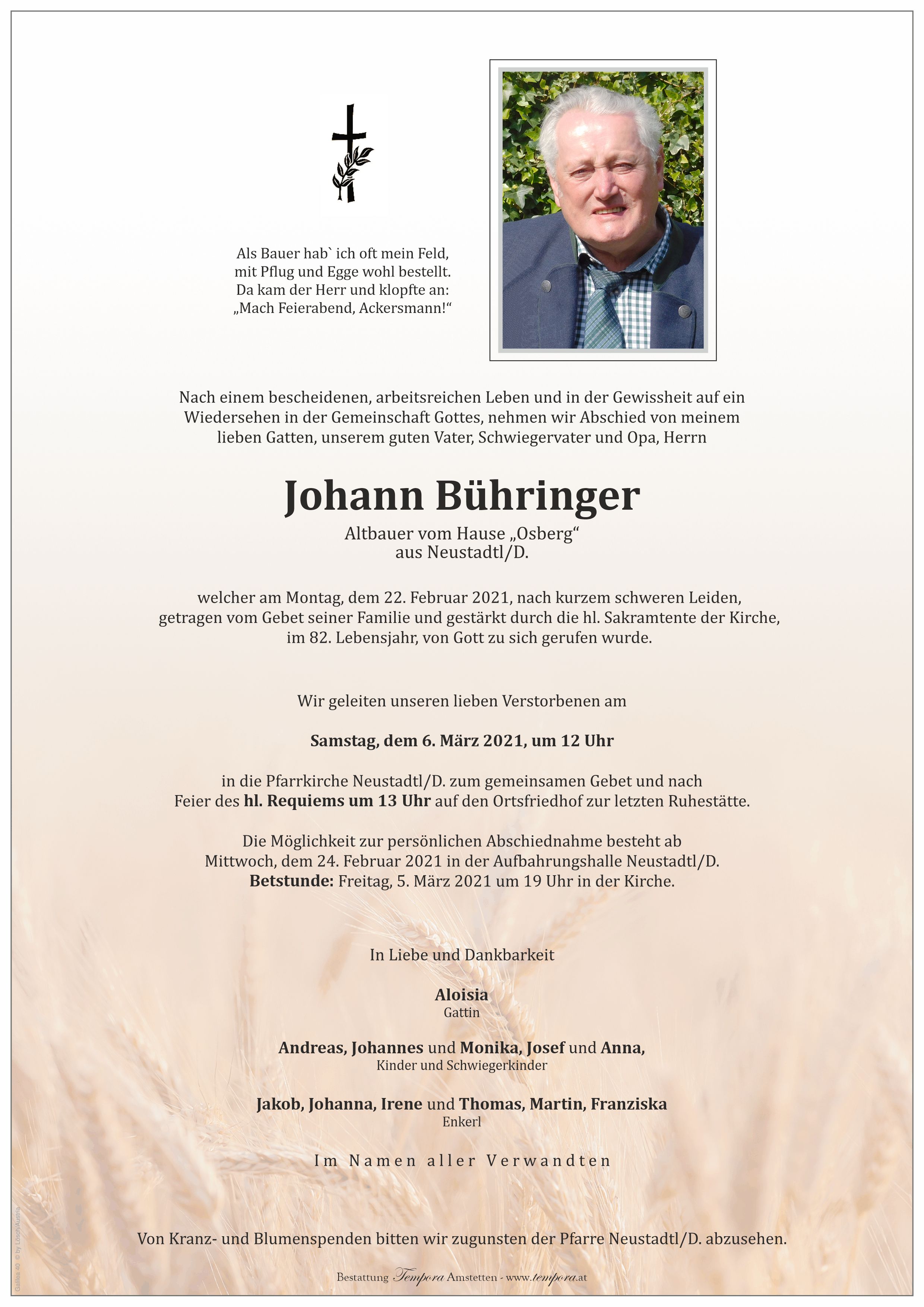 Parte Johann Bühringer
