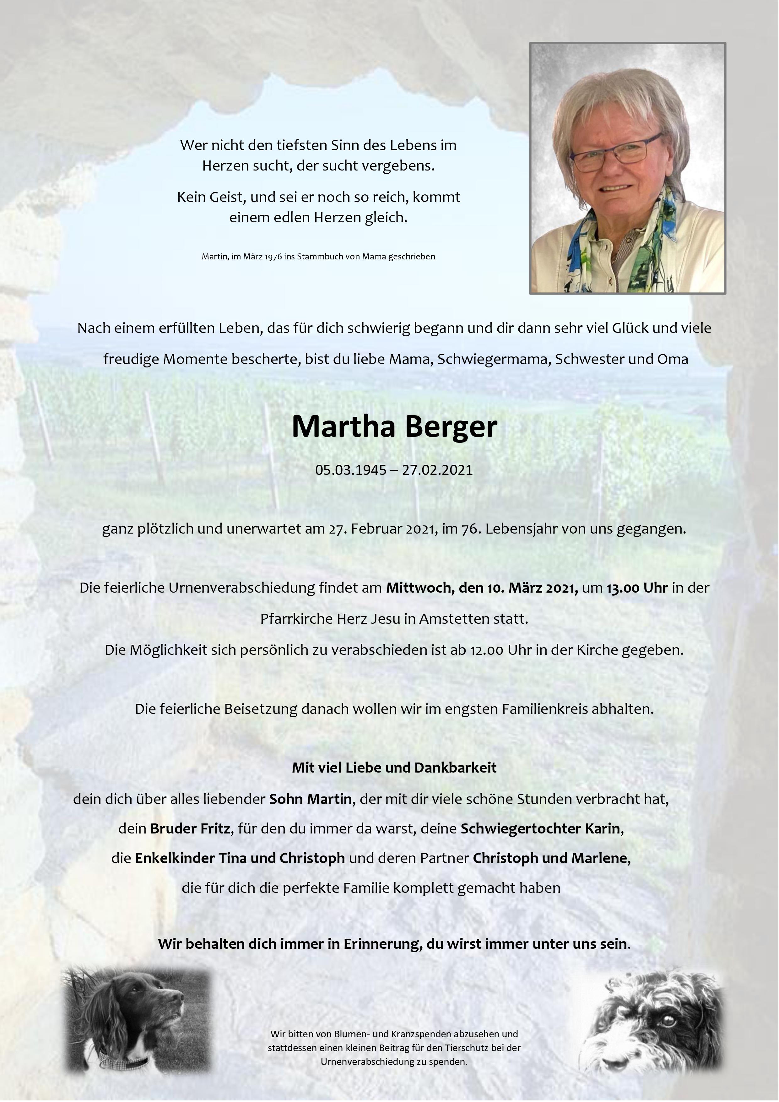 Parte Martha Berger