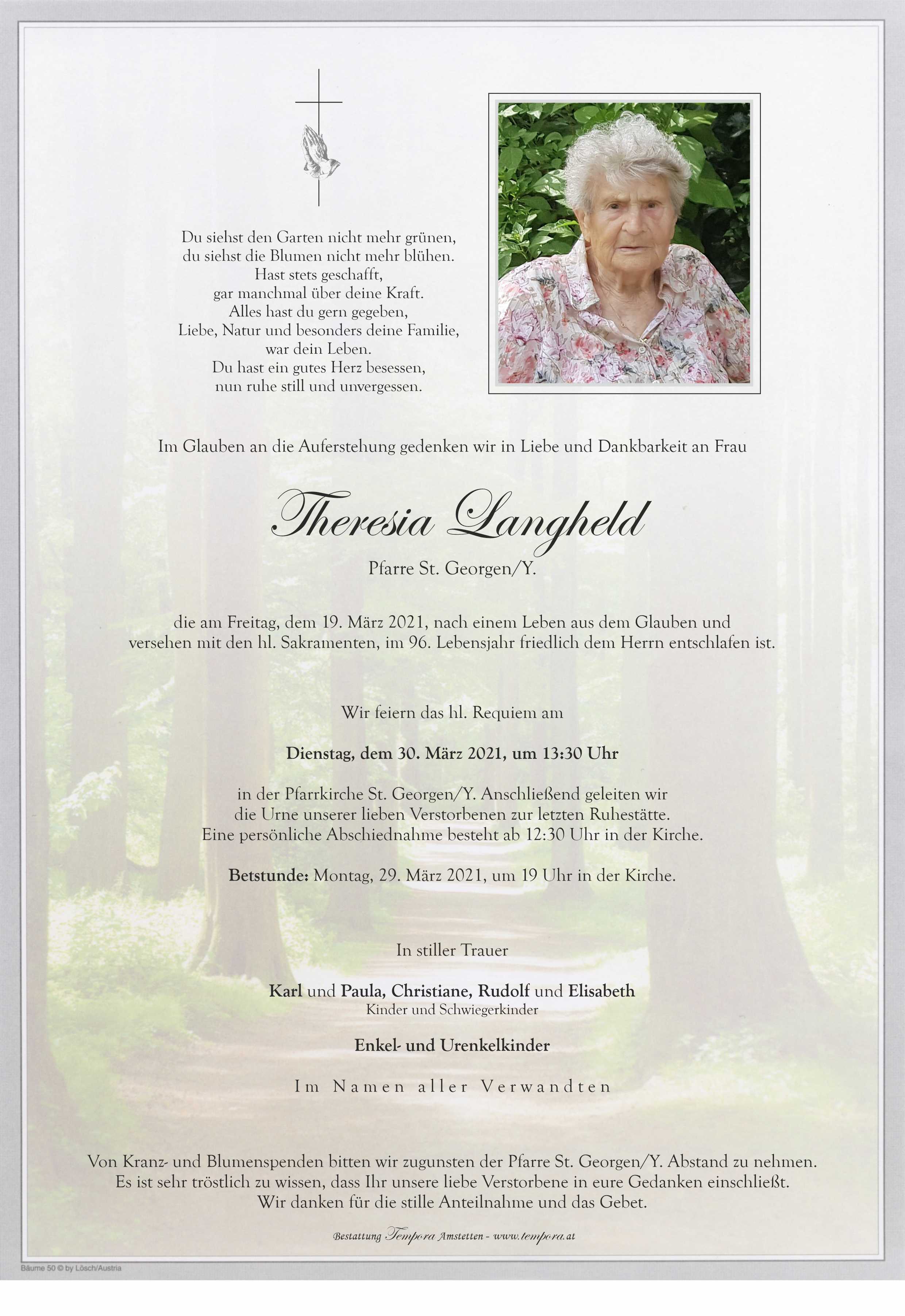 Parte Theresia Langheld