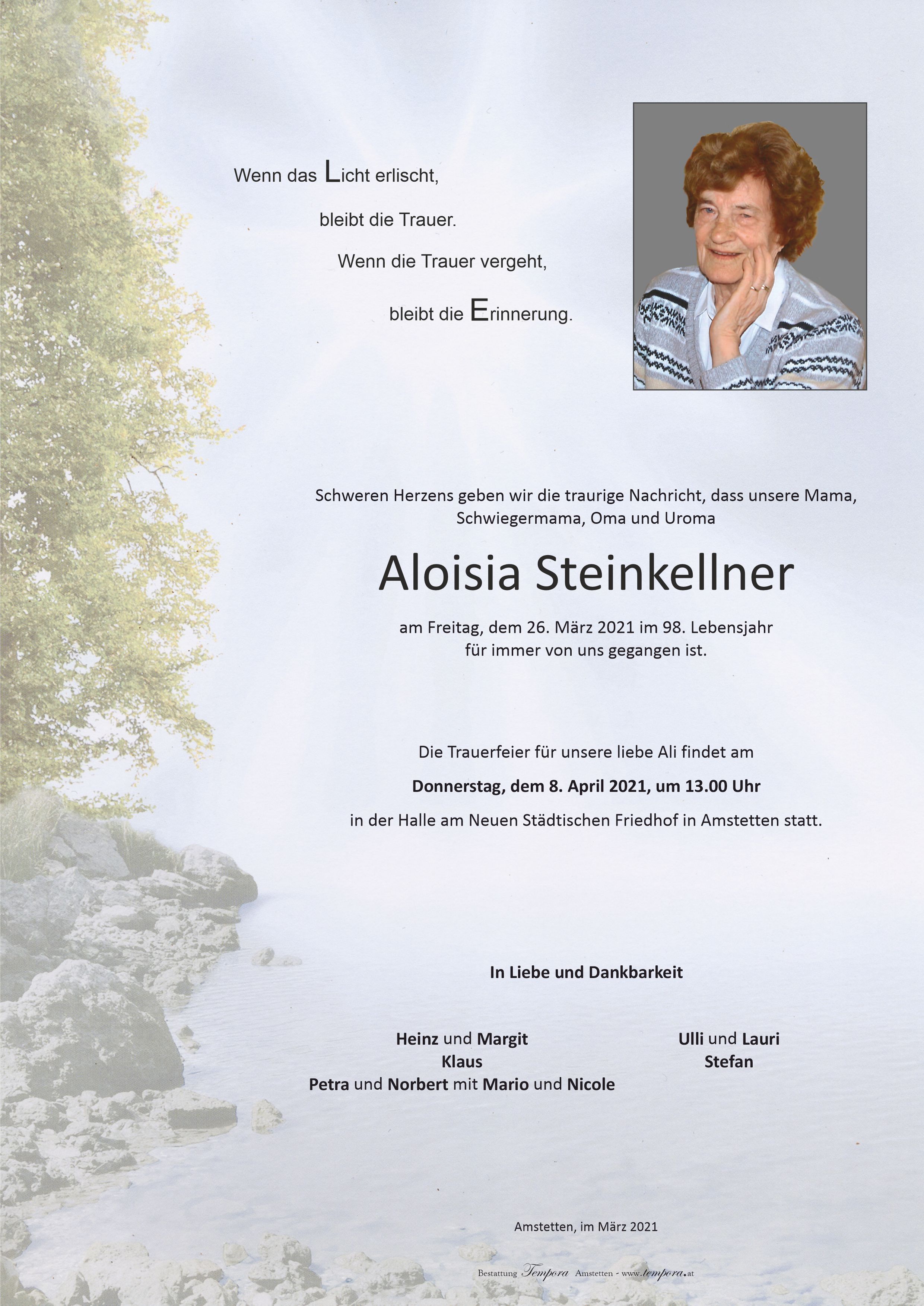 Parte Aloisia Steinkellner
