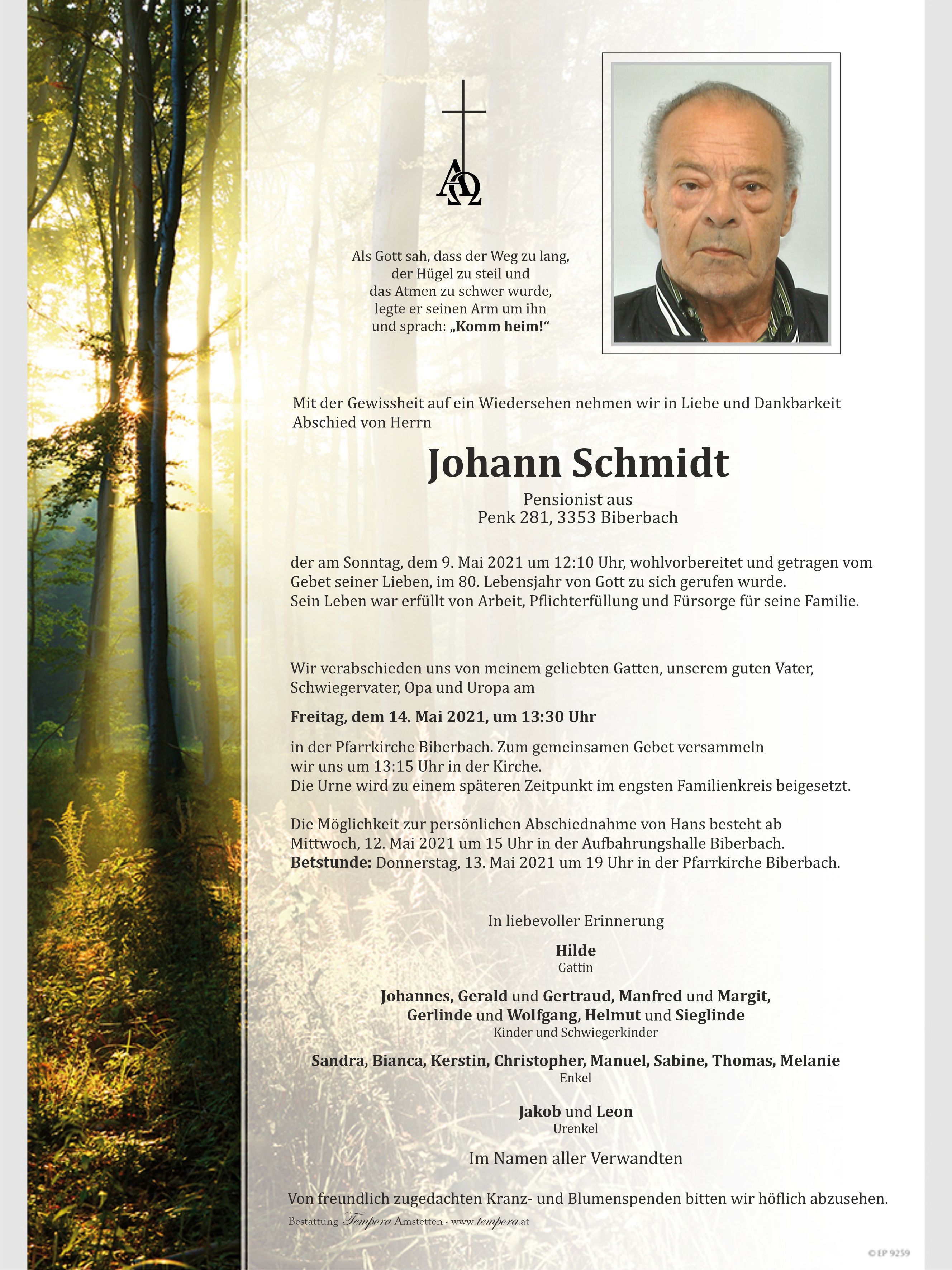 Parte Johann Schmidt