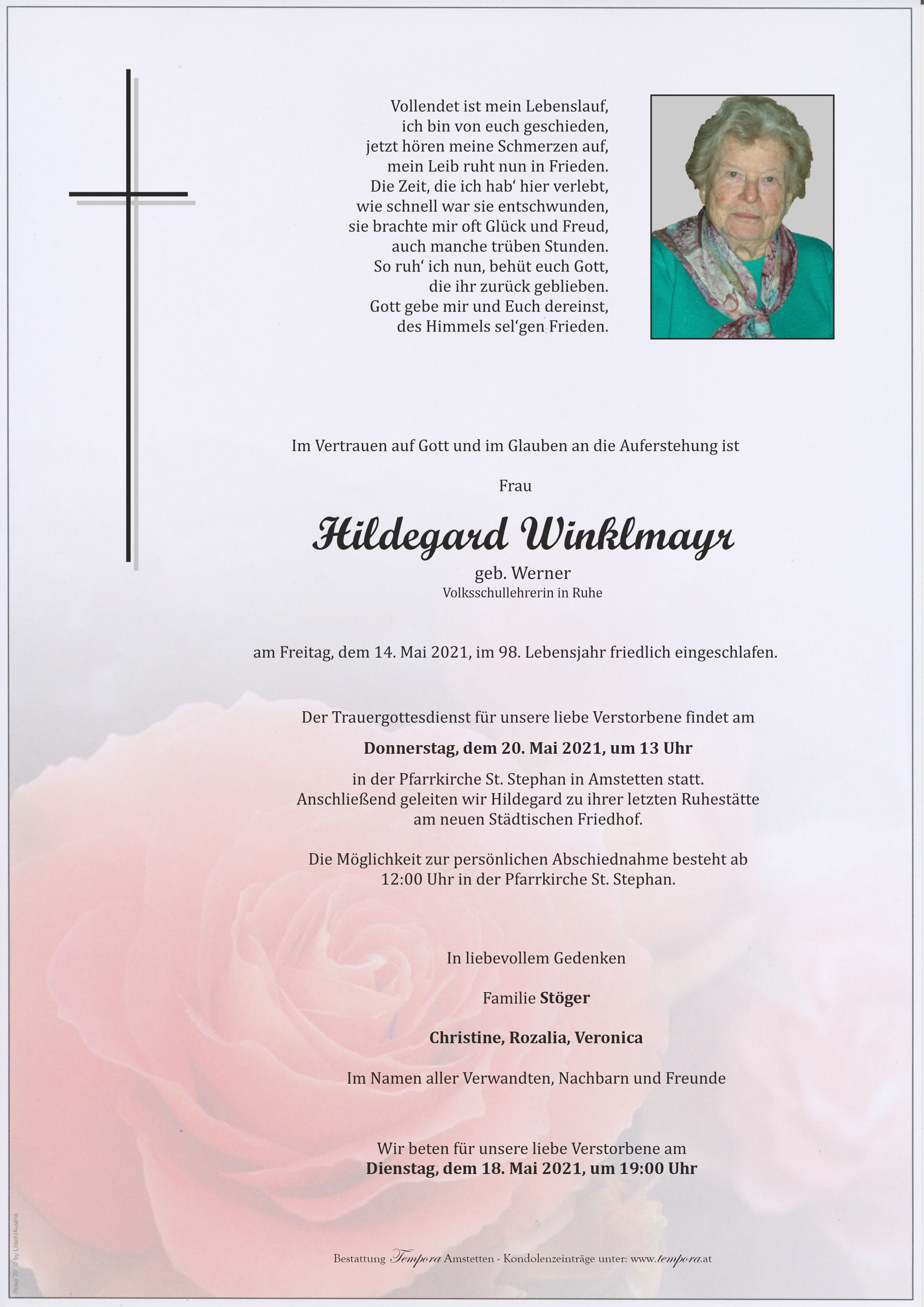 Parte Hildegard Winklmayr