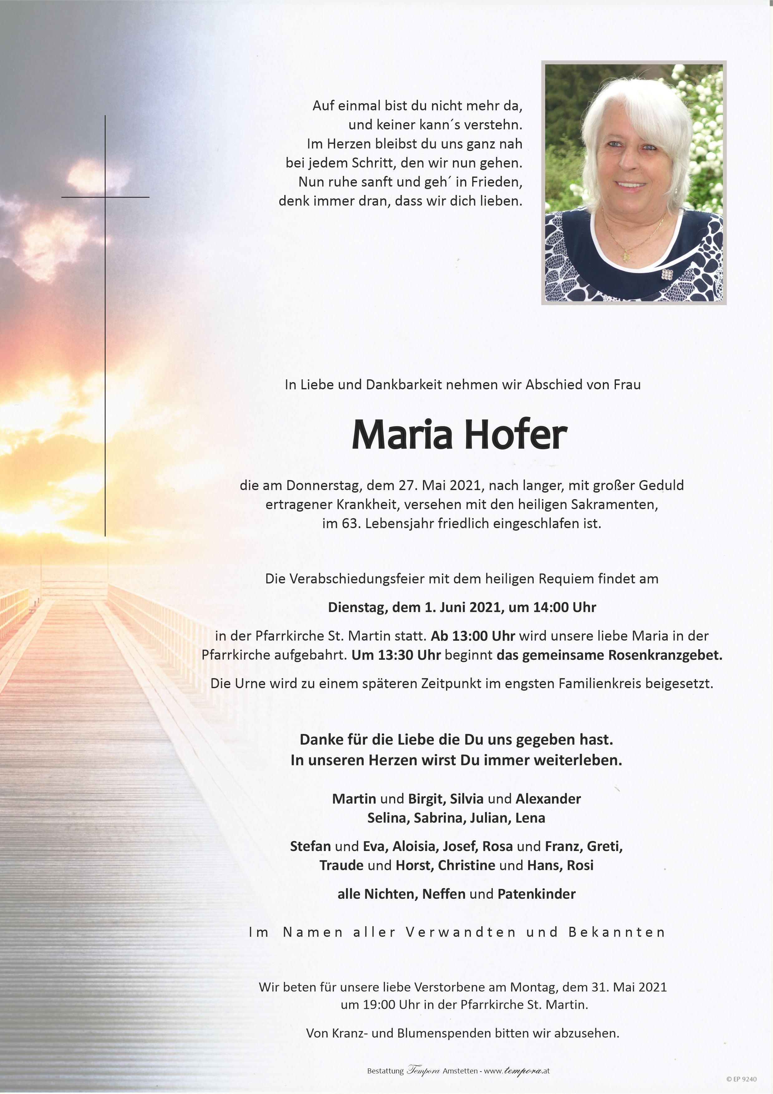 Parte Maria Hofer