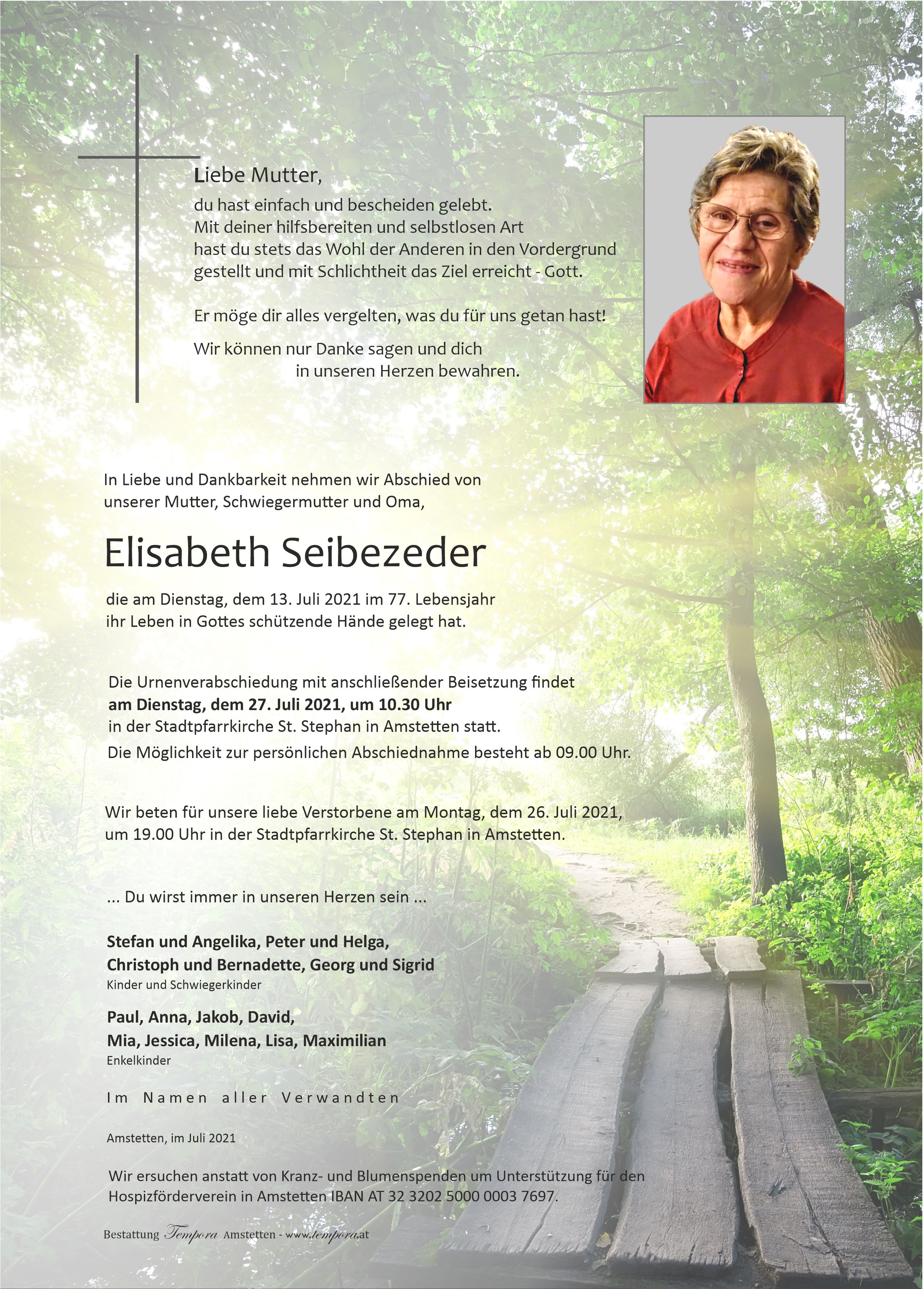 Parte Elisabeth Seibezeder