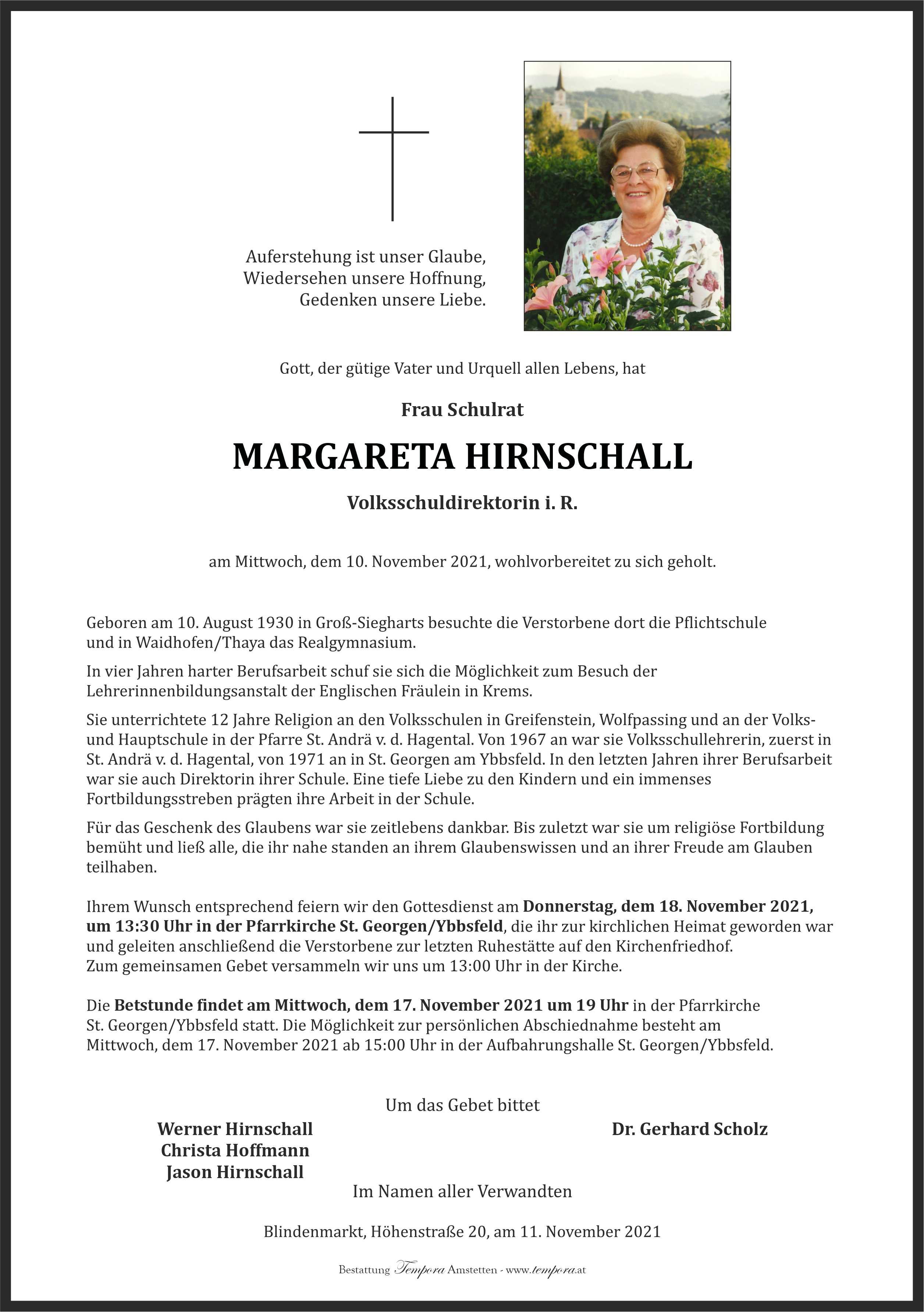 Parte Margareta Hirnschall