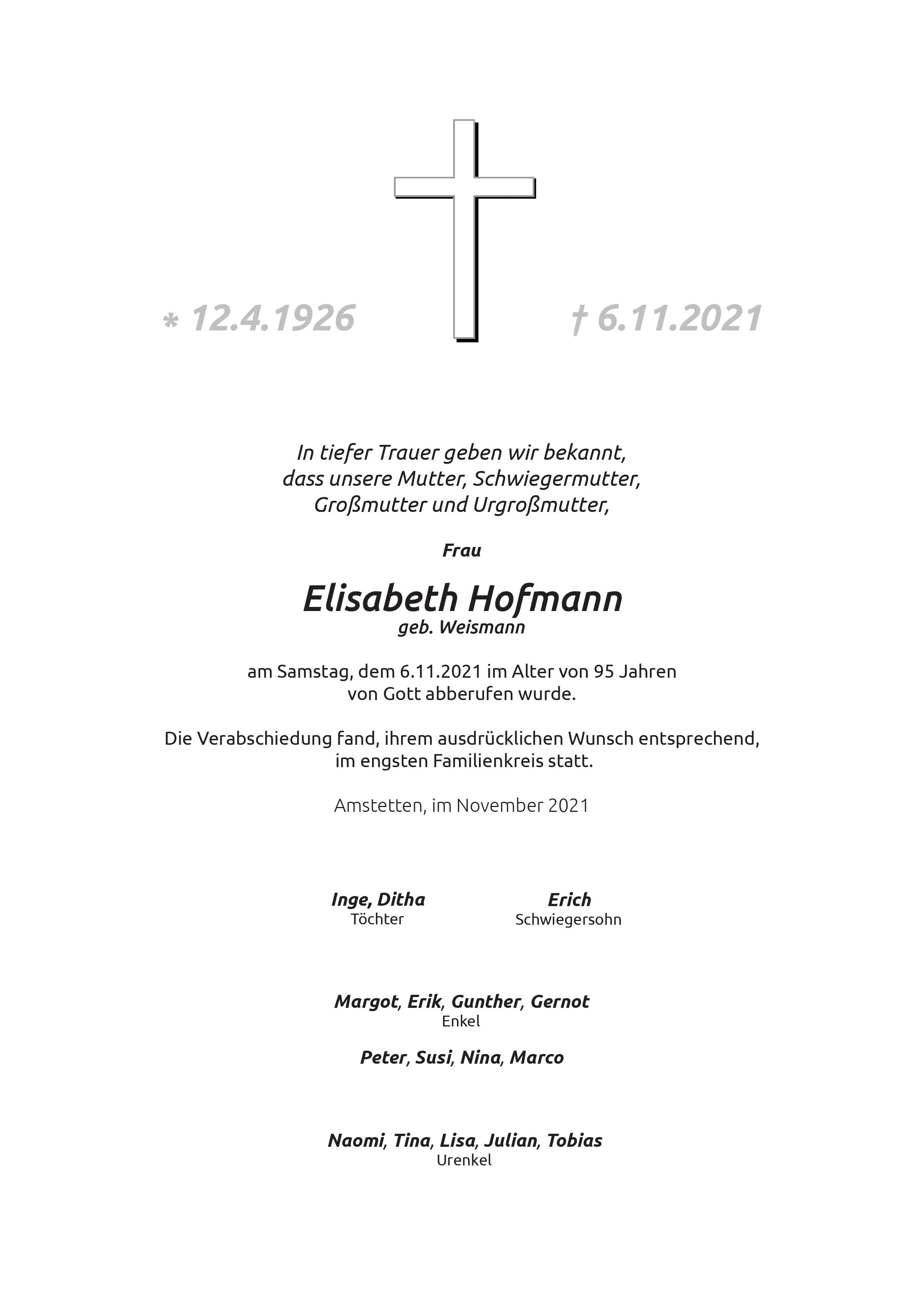 Parte Elisabeth Hofmann