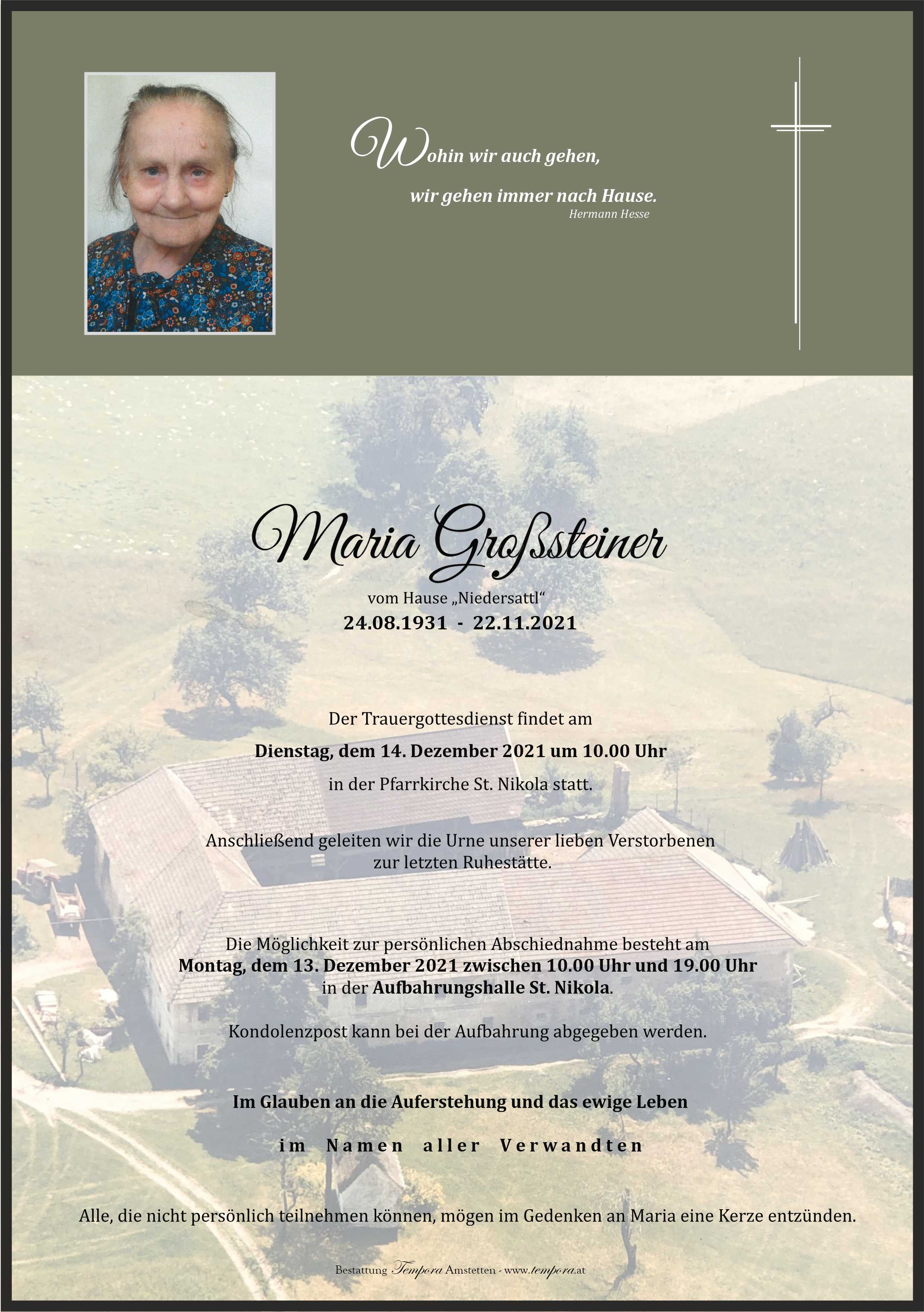 Parte Maria Großsteiner