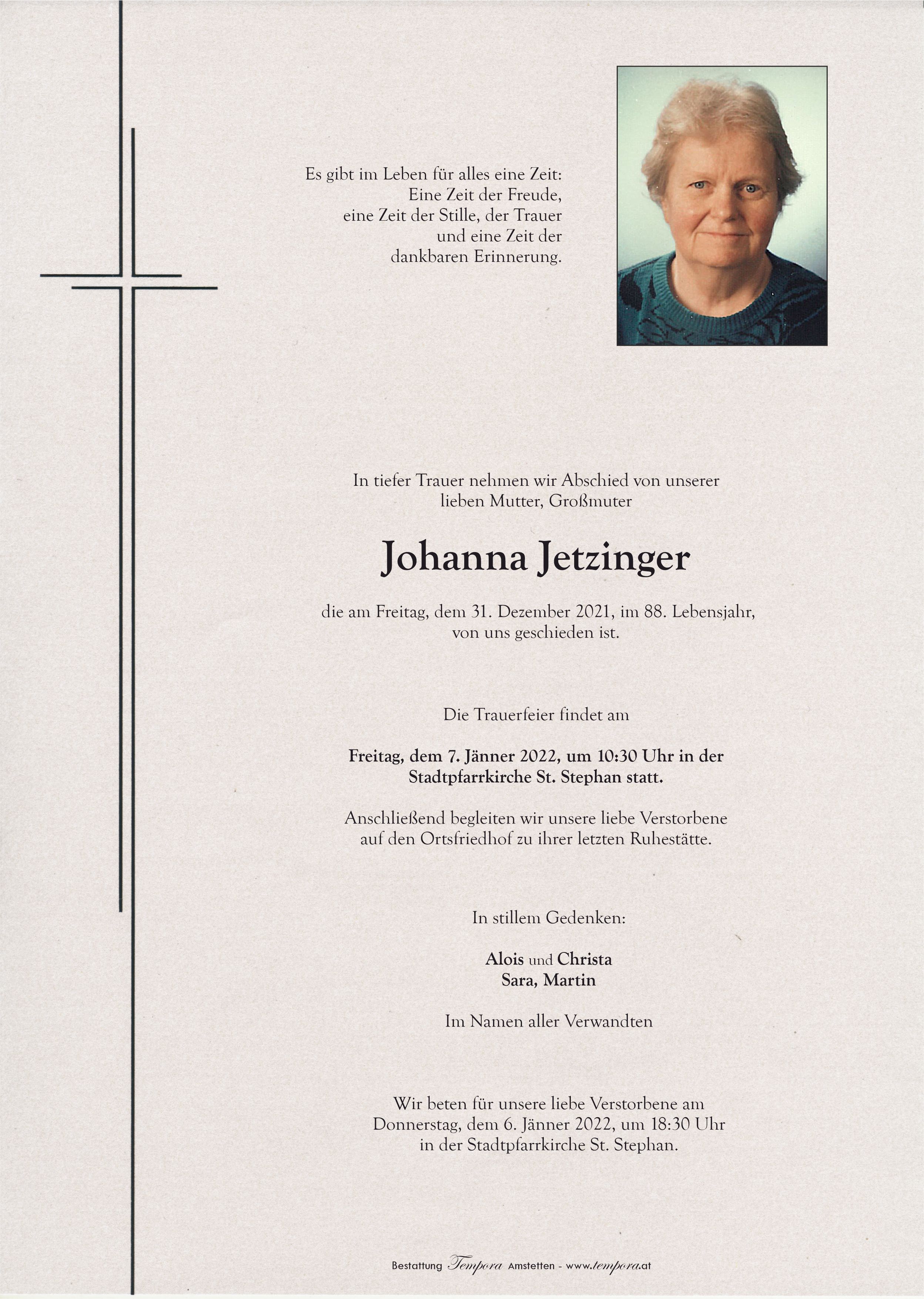 Parte Johanna Jetzinger