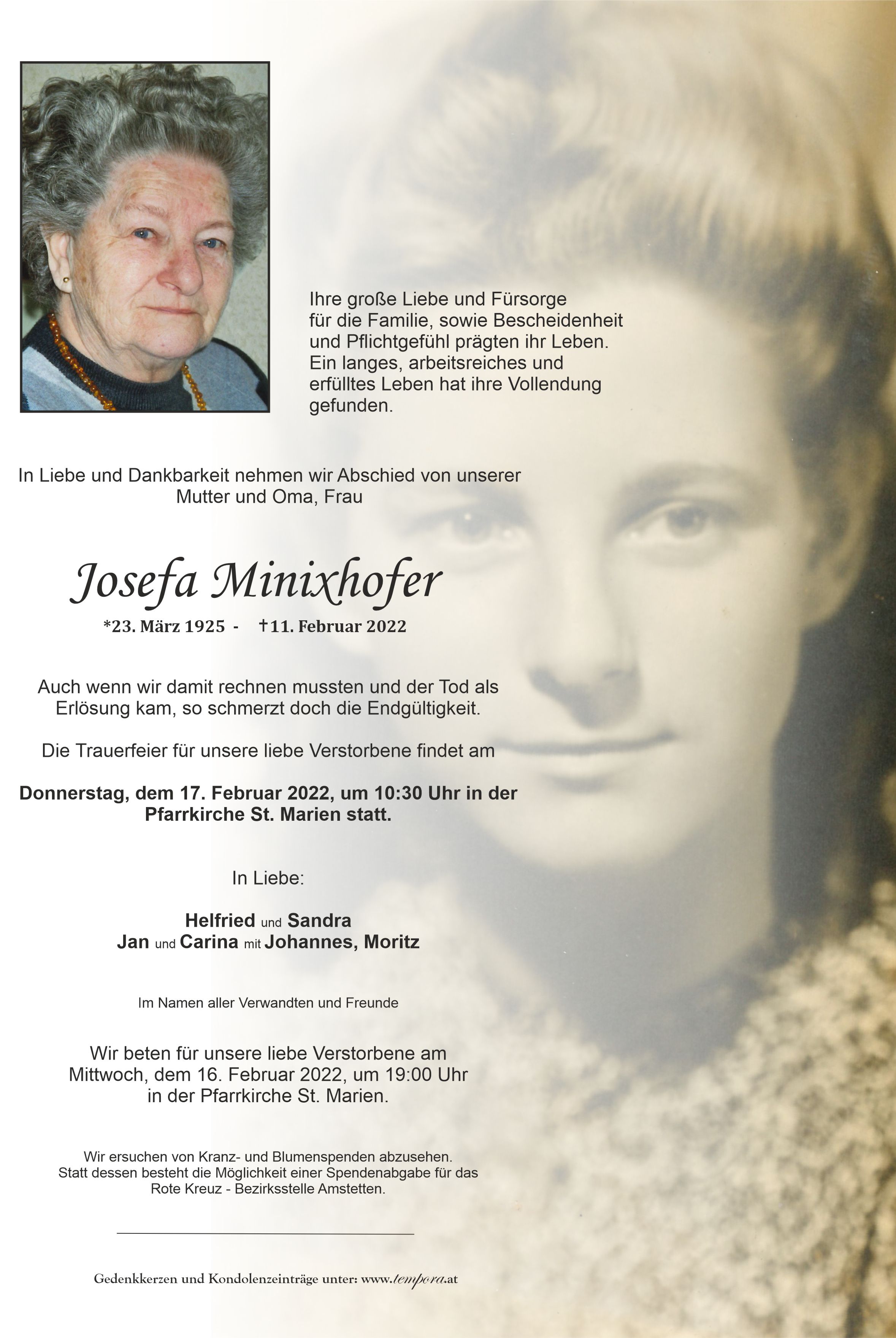 Parte Josefa Minixhofer