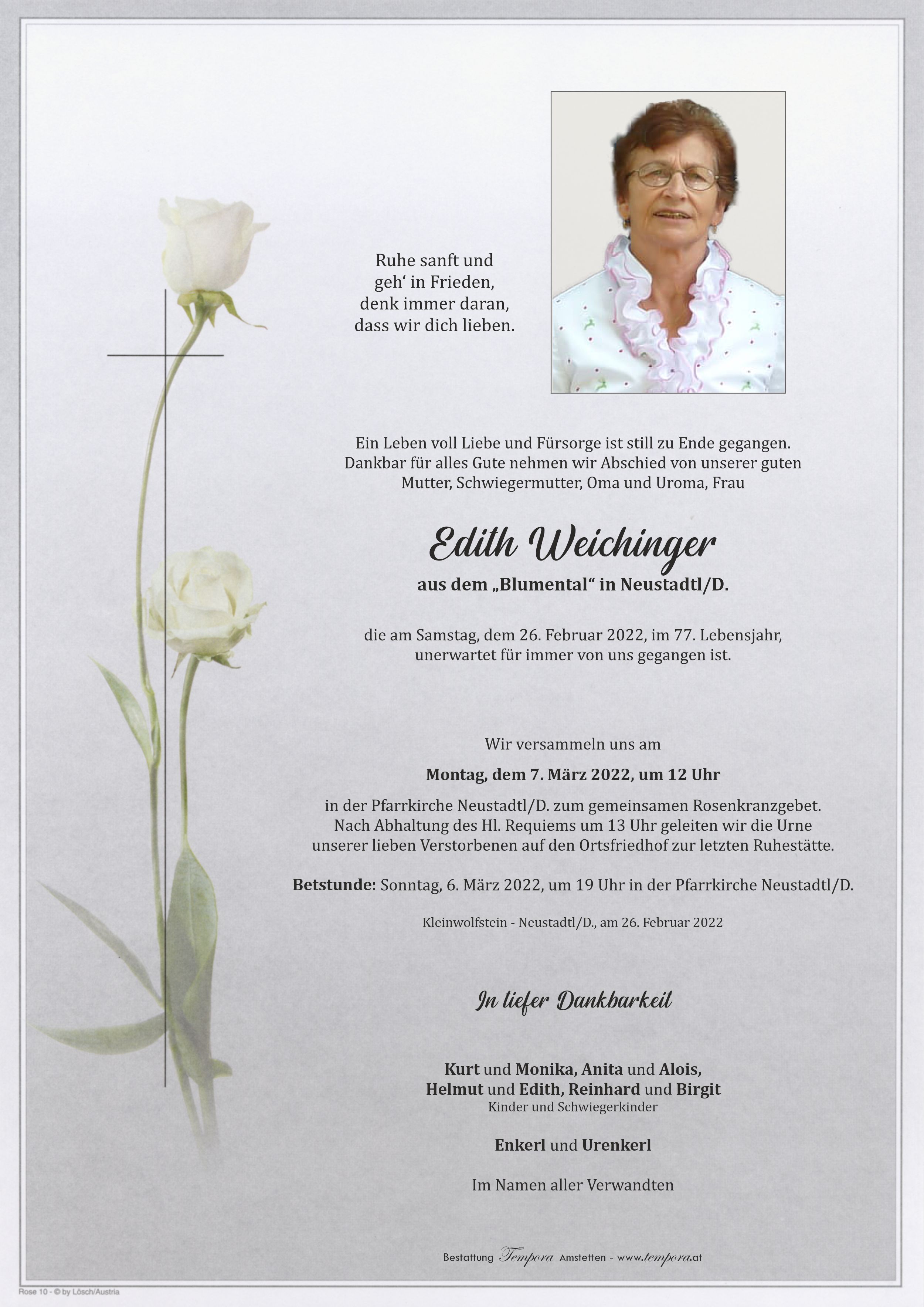 Parte Edith Weichinger