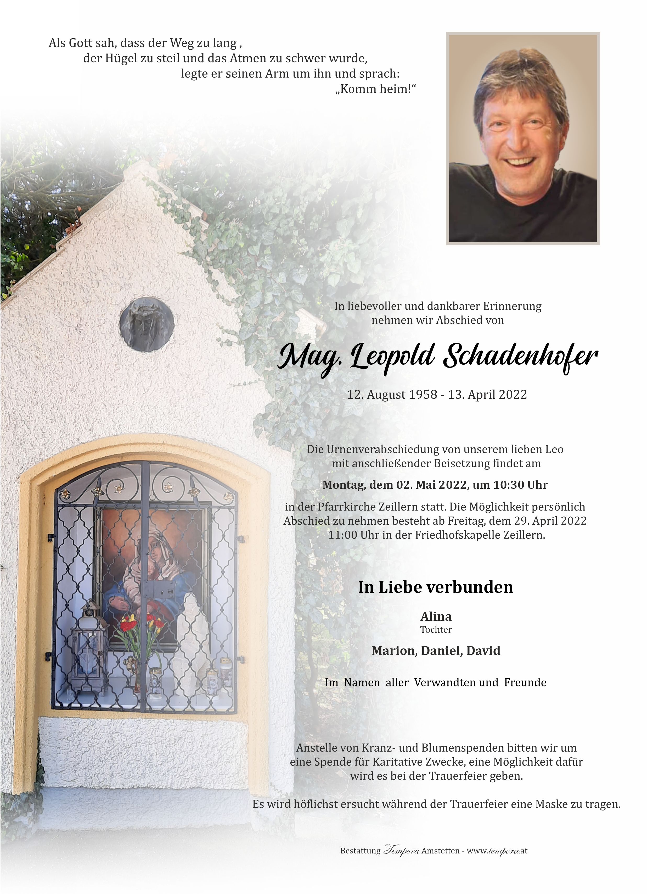 Parte Leopold Schadenhofer Mag.