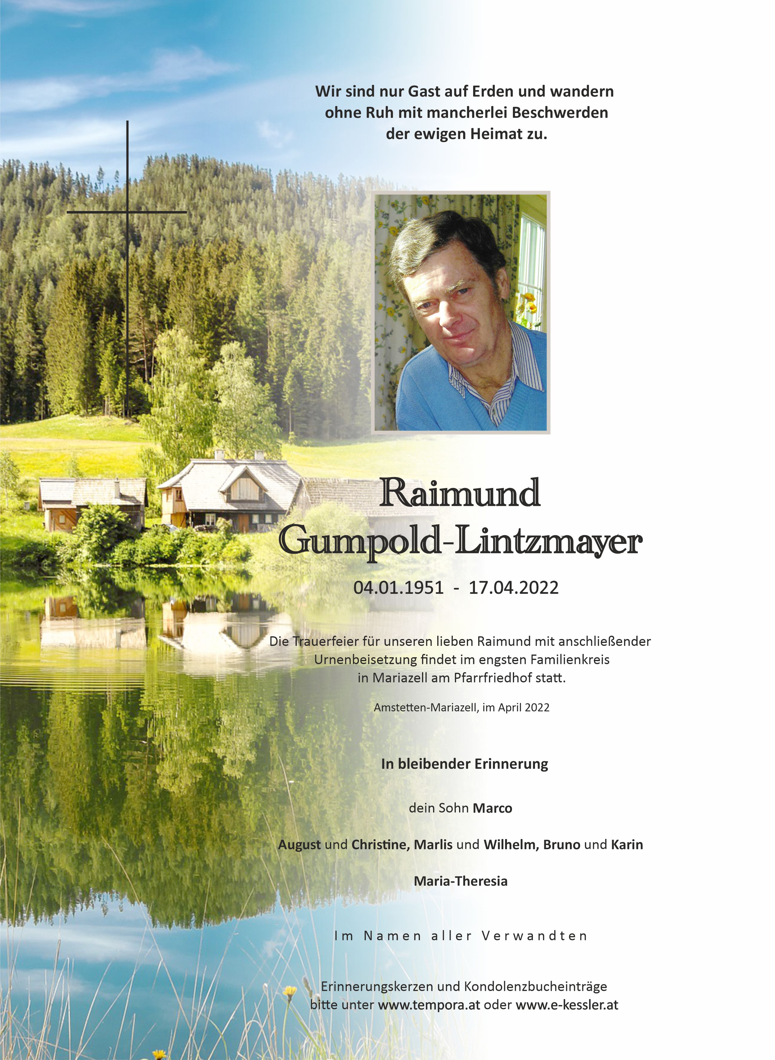 Parte Raimund Gumpold Lintzmayer